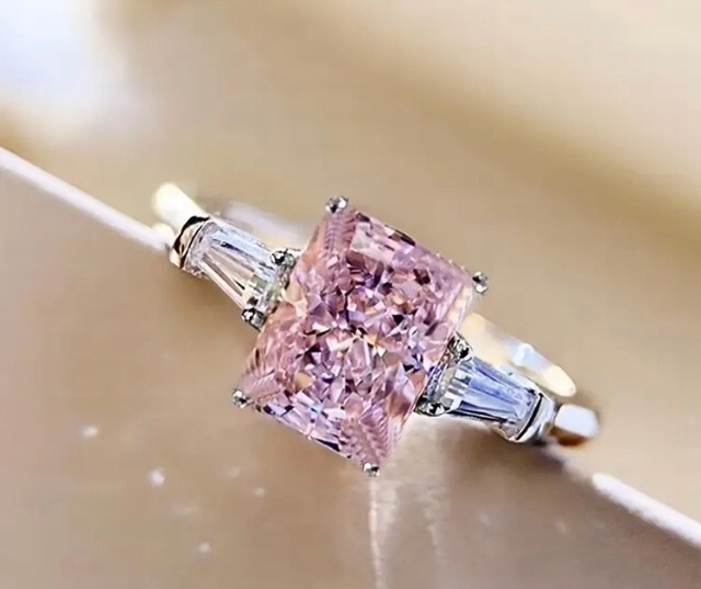 Beautiful 925 Silver Sapphire Ring Sz 7