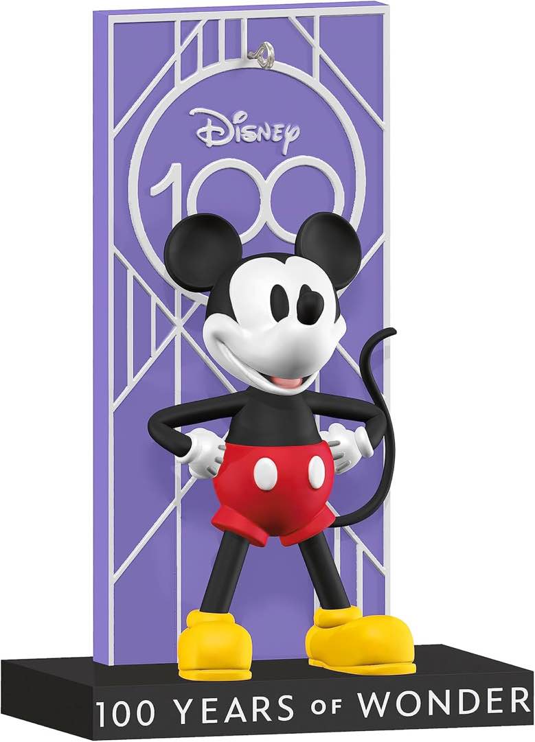Hallmark Keepsake Christmas Ornament 2023, Disney 100 Years of Wonder Mickey Mouse, Amazon Exclusive
