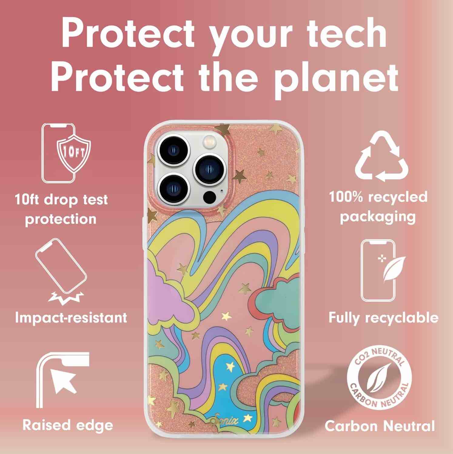 Sonix Case for iPhone 14 Pro | Compatible with MagSafe | 10ft Drop Tested | Illusion