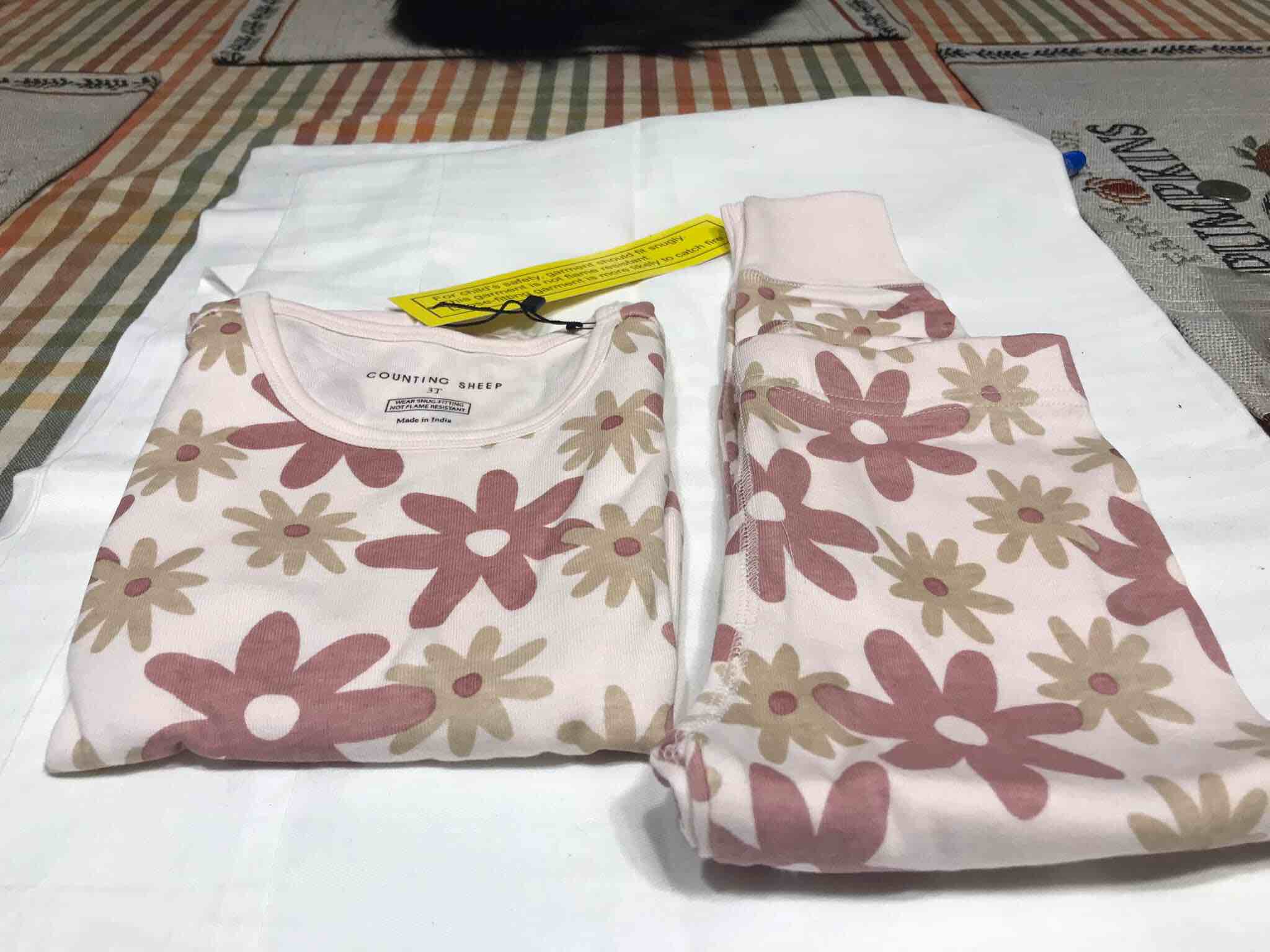 Counting sheep toddler pajamas, size 3T