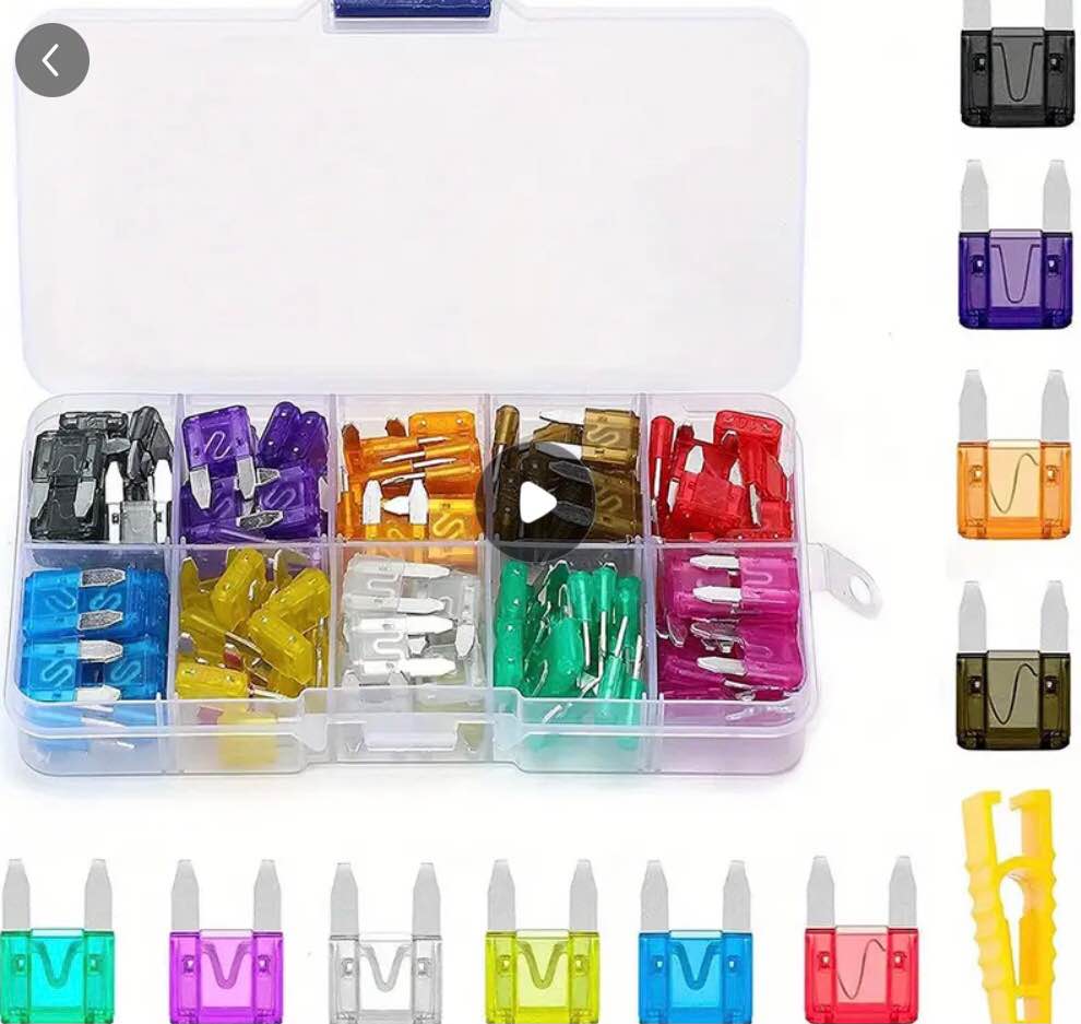 120pcs 5A/30A Car Fuse Automotive Fuse Amplifier With Box Clip Combination Car Blade Fuse Set With Inspection Circuit Electric Pen Fuse
