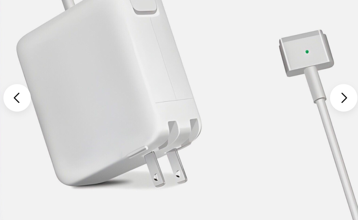 replacement, MacBook Pro charger, AC adapter a E 85 input AC 100–240V