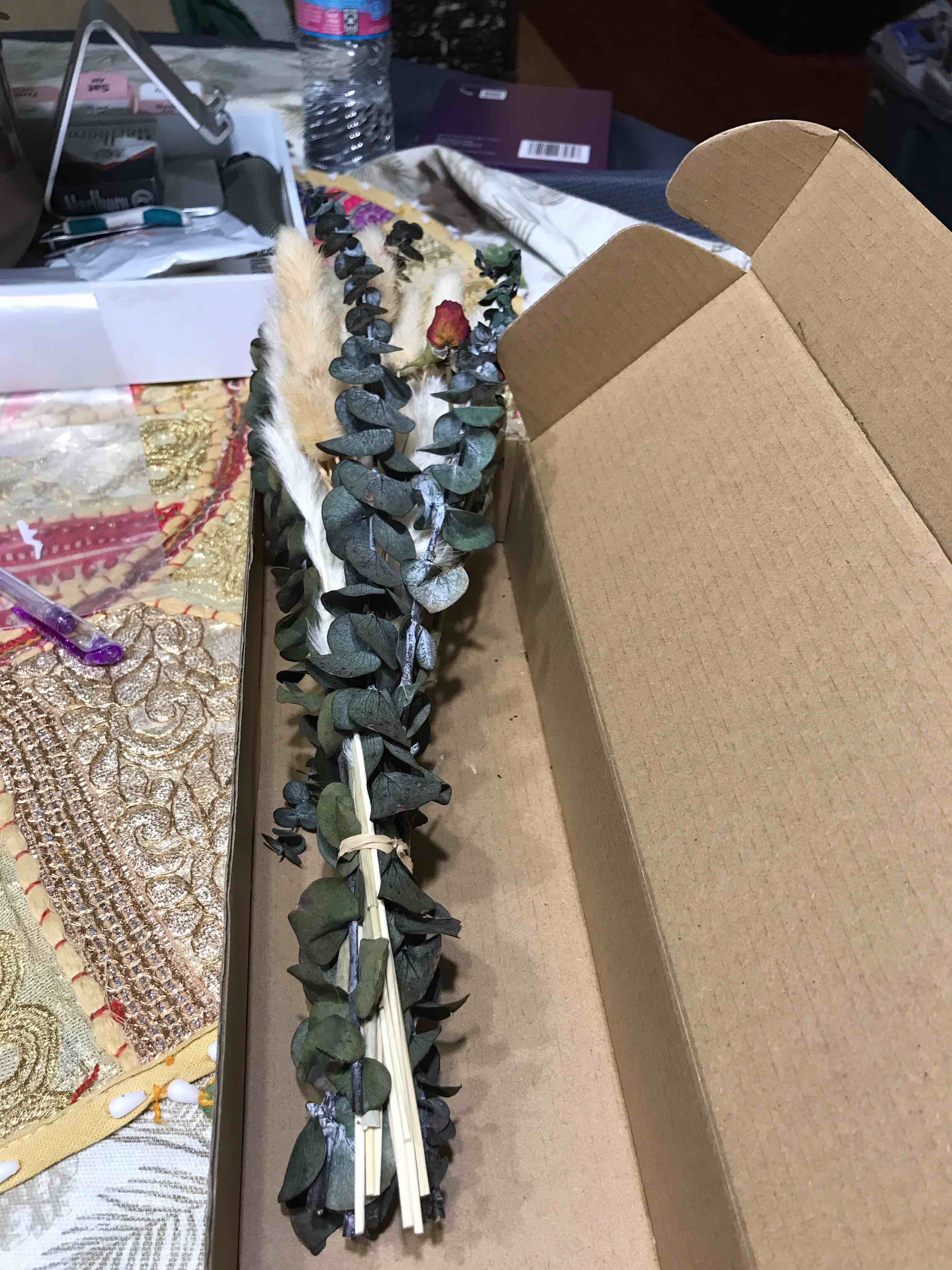 natural dried flower banquet dry flower arrangement 