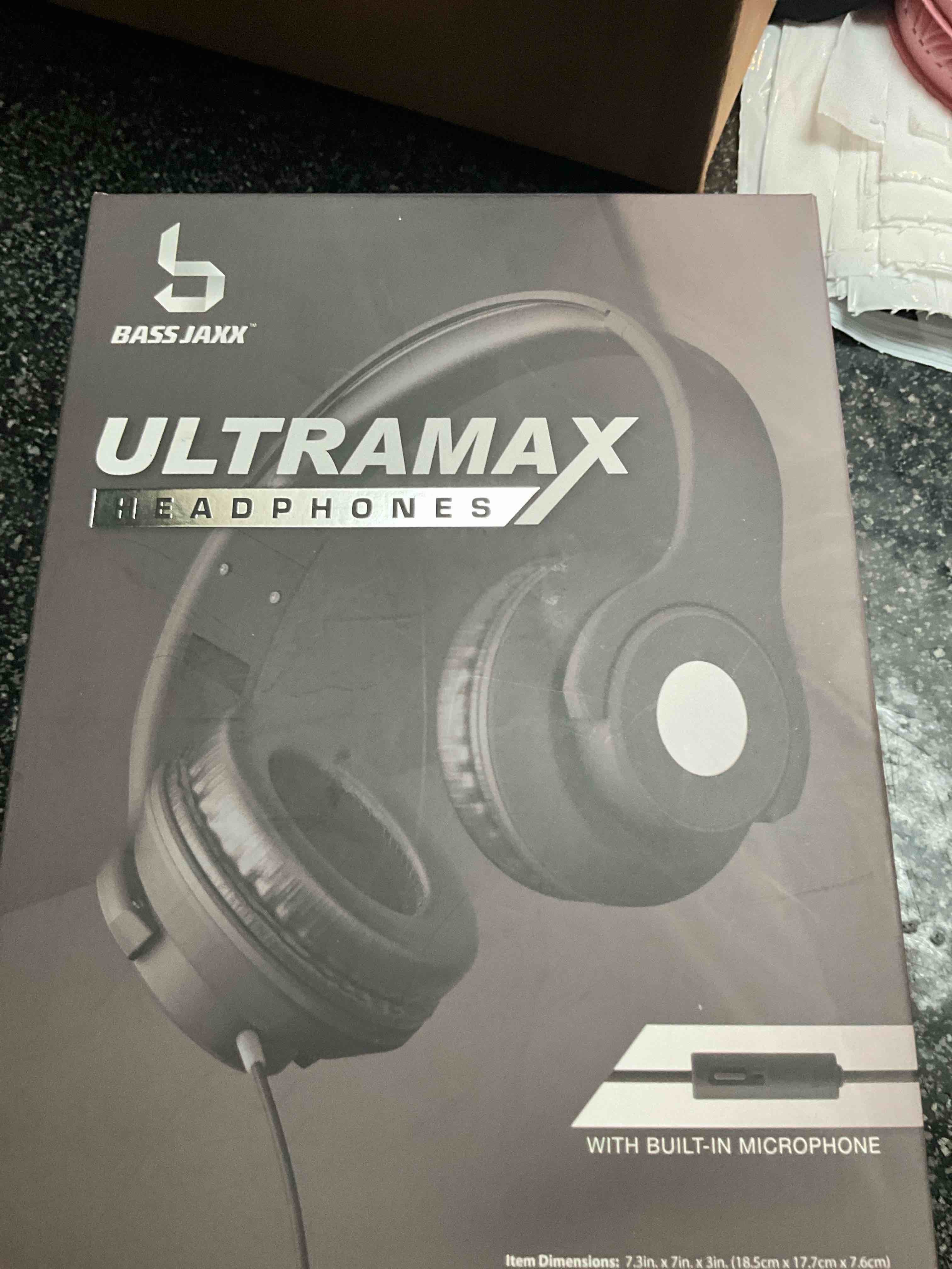Bass Jaxx - Ultramax Headphones - Black - built in microphone 