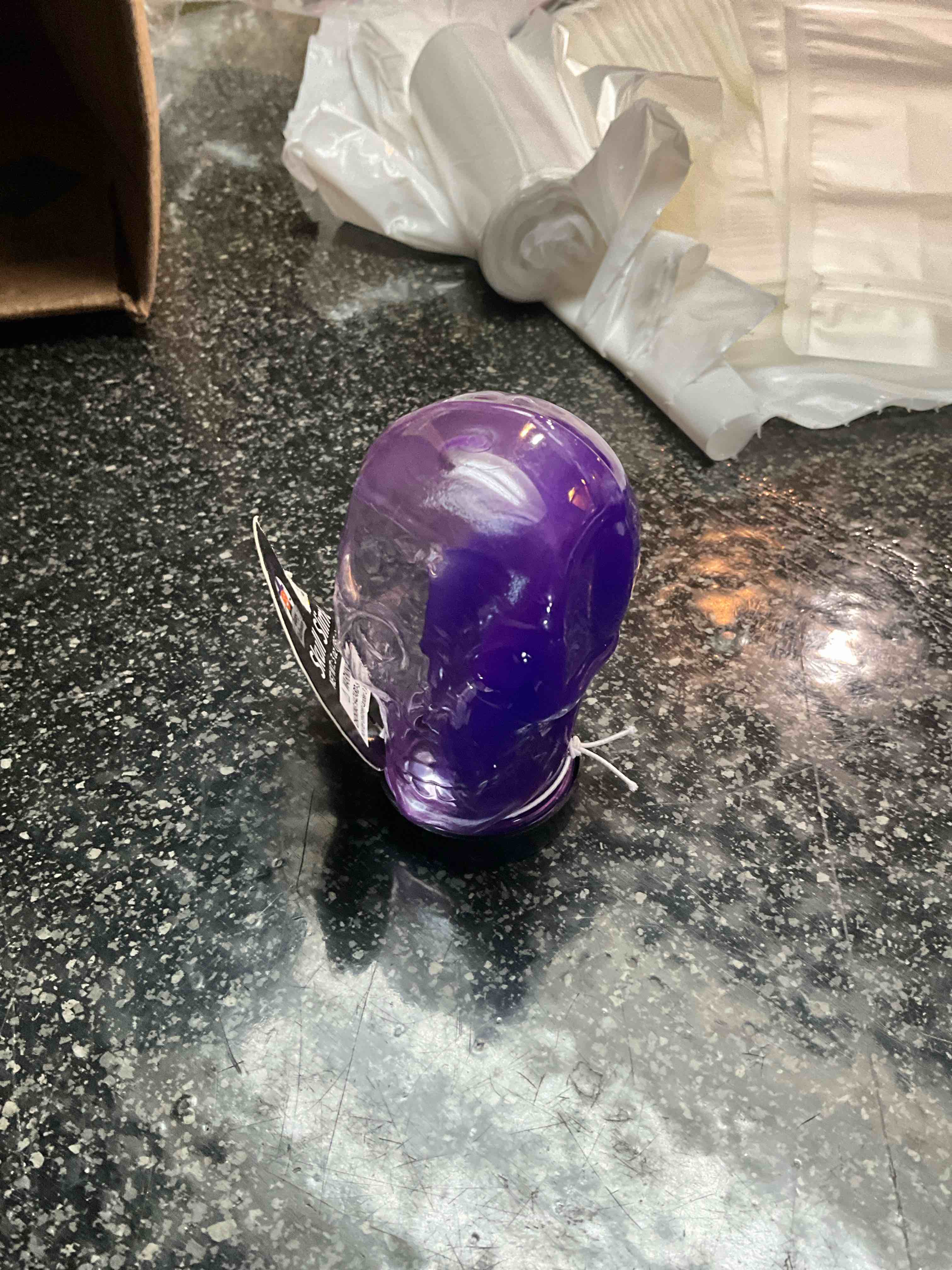 Purple - Skull - Slime - 3oz 