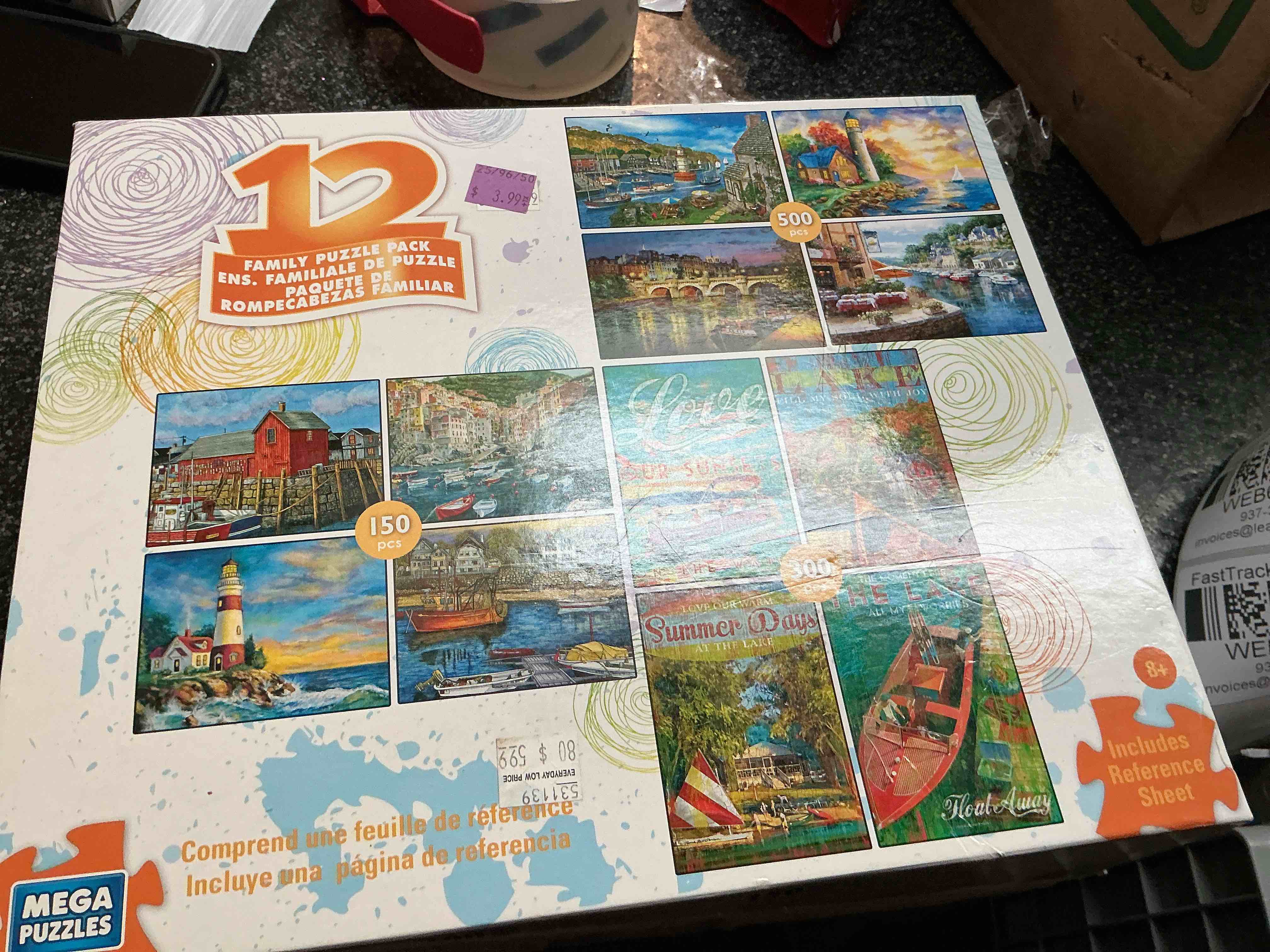 12 Family Puzzle Pack 