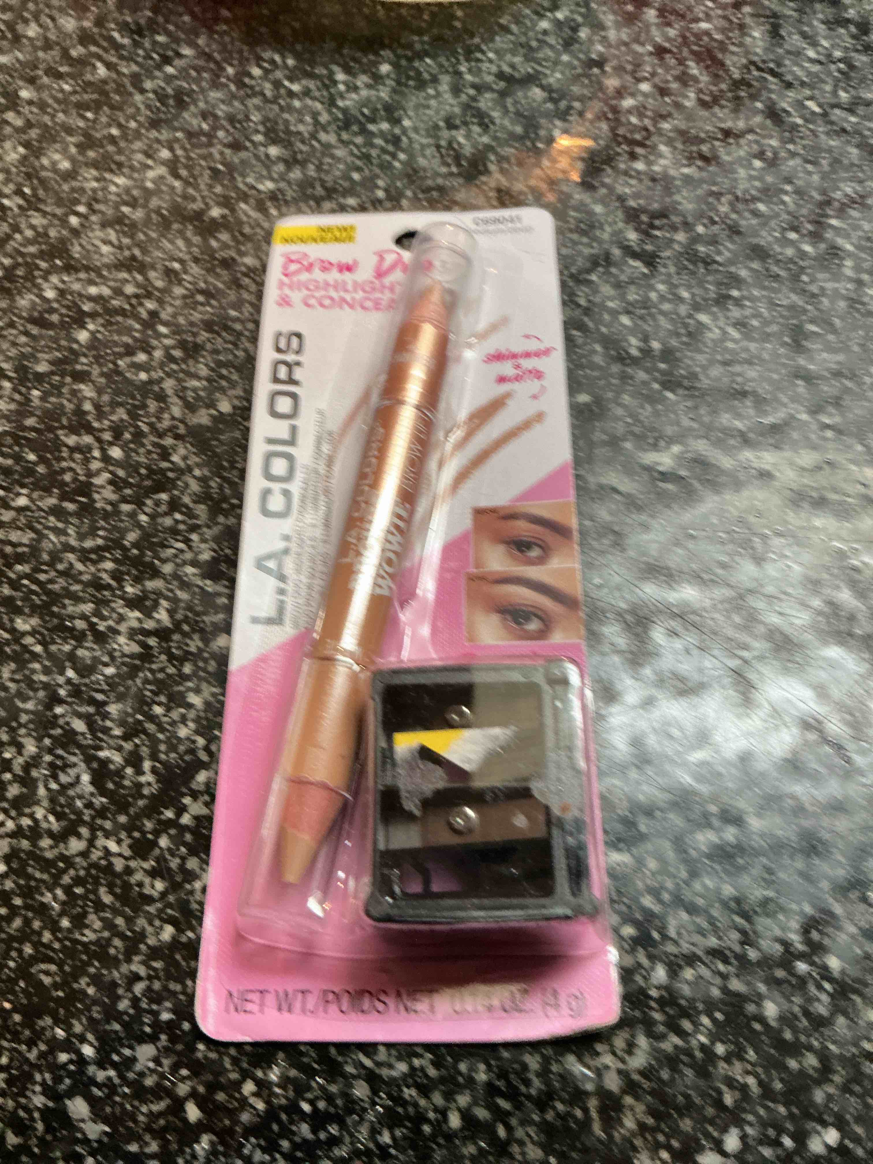 L.A. Colors Brow Duo Highlighter  .14 Oz.  