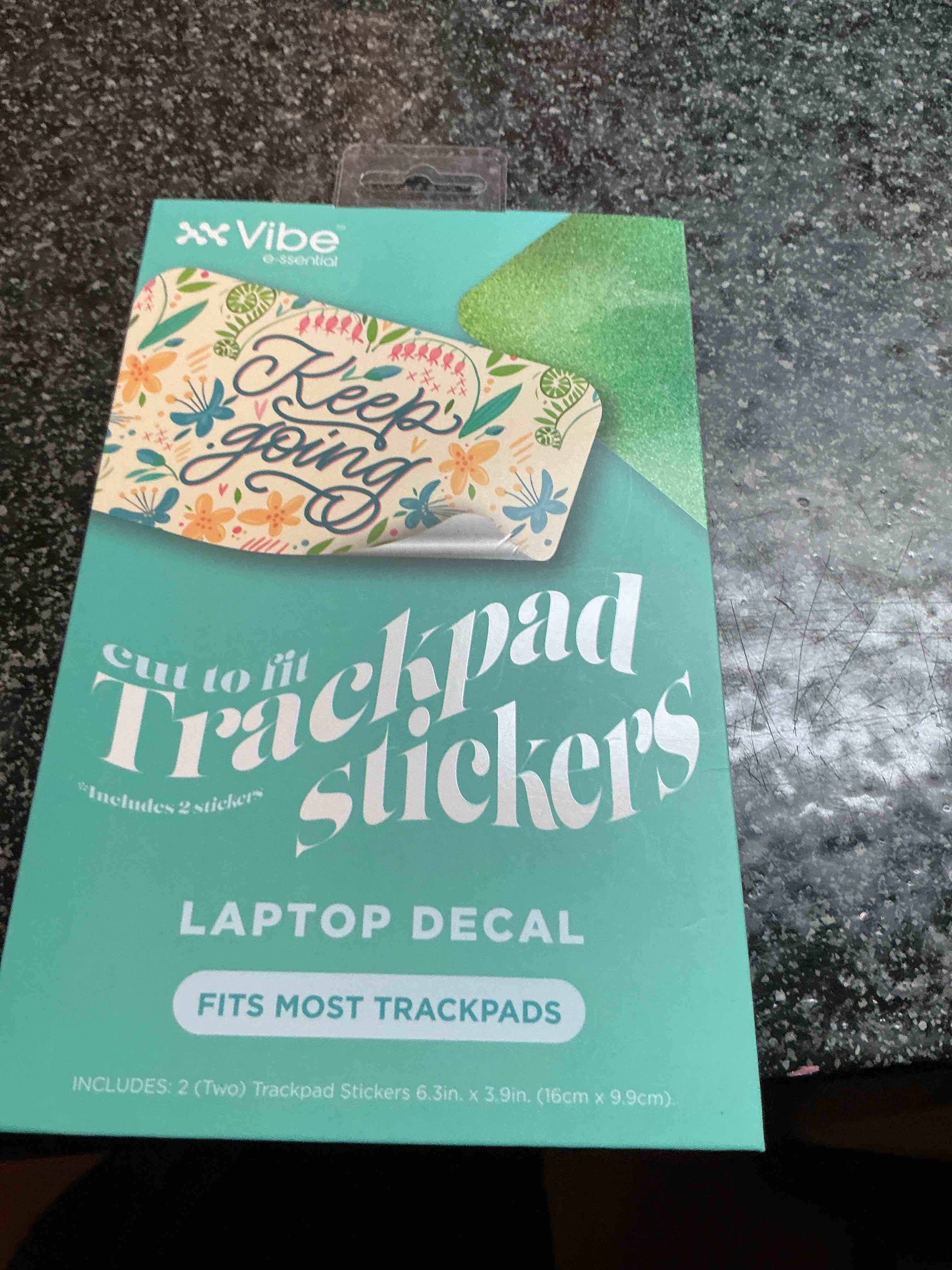 Vibe Easy Applies In 3 Steps  Trackpad Stickers Laptop Decal 