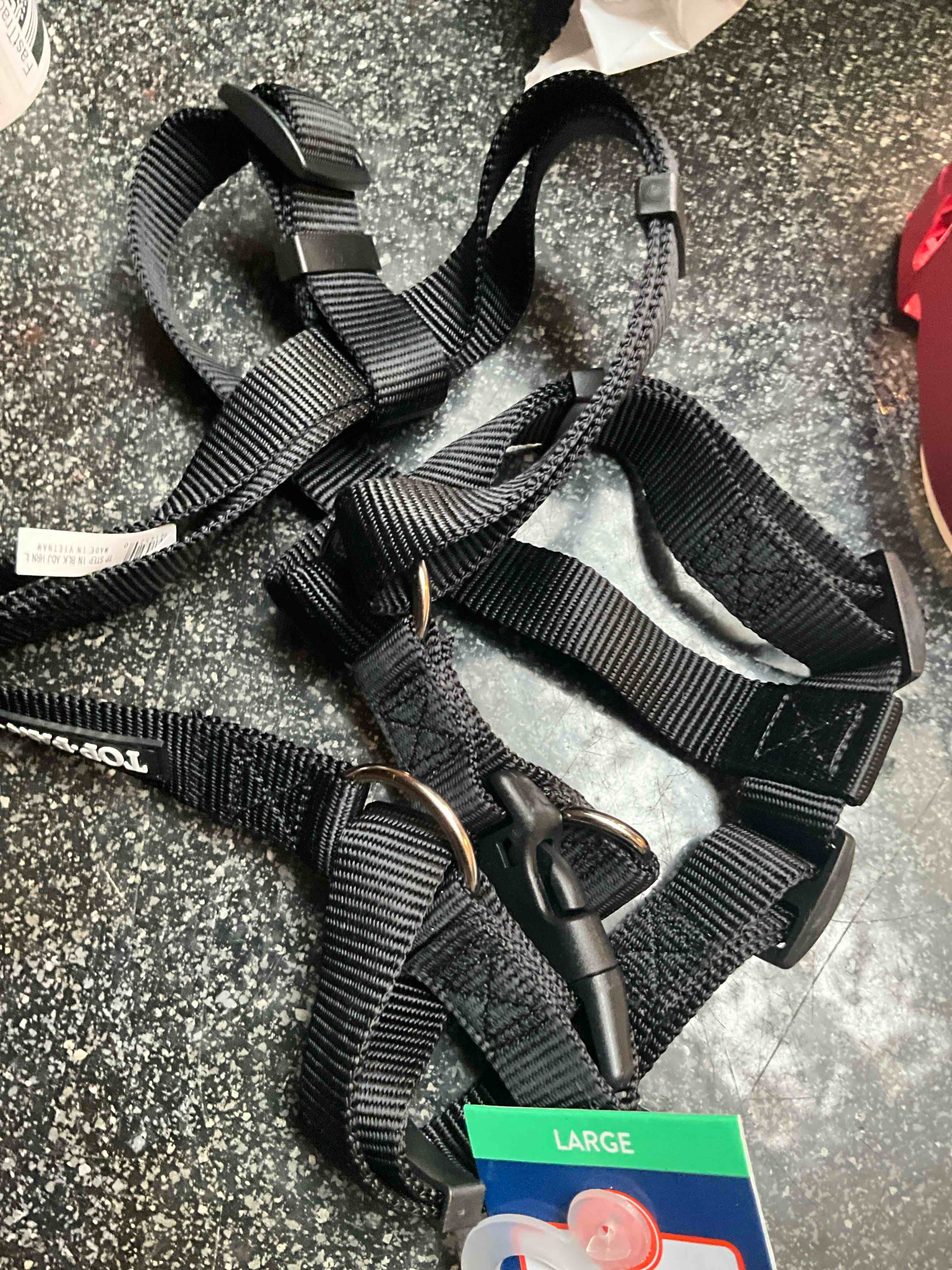 Top Paw - Step In Harness - size - L - Black 