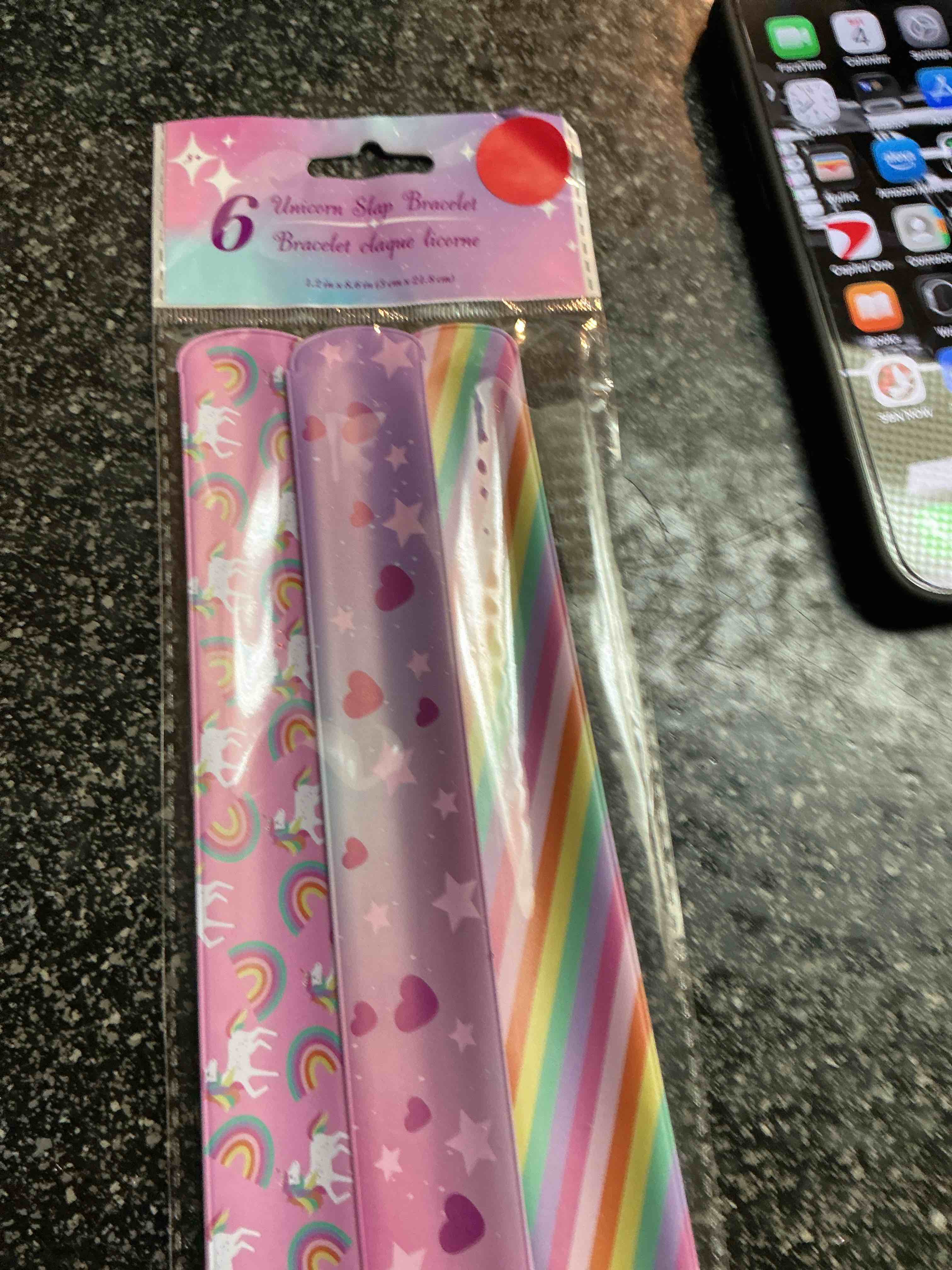 Unicorn Slap Bracelet Multi Color 