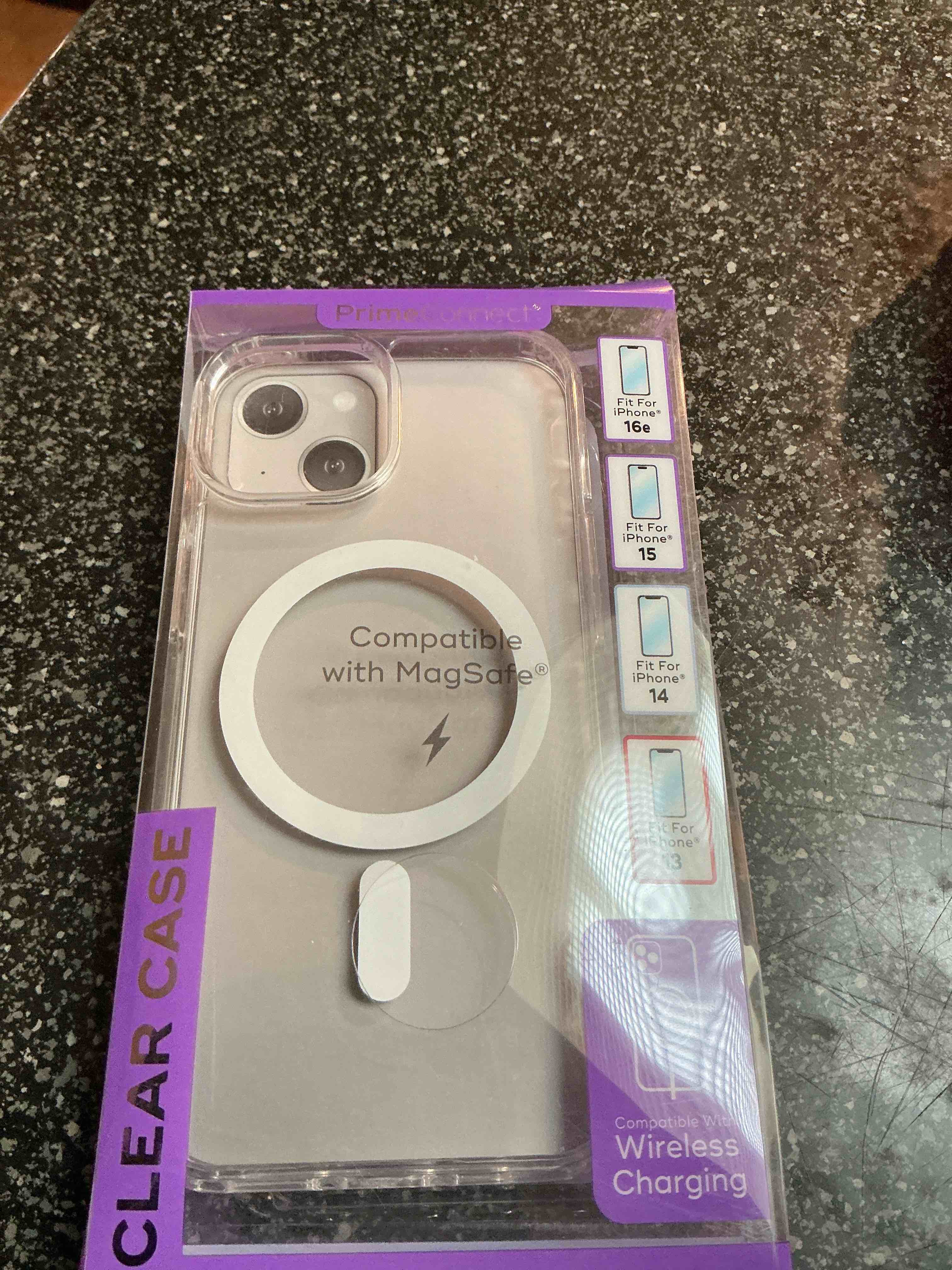 Prime Connect  Clear Case For iPhone 16 E/15 /14 / 13 