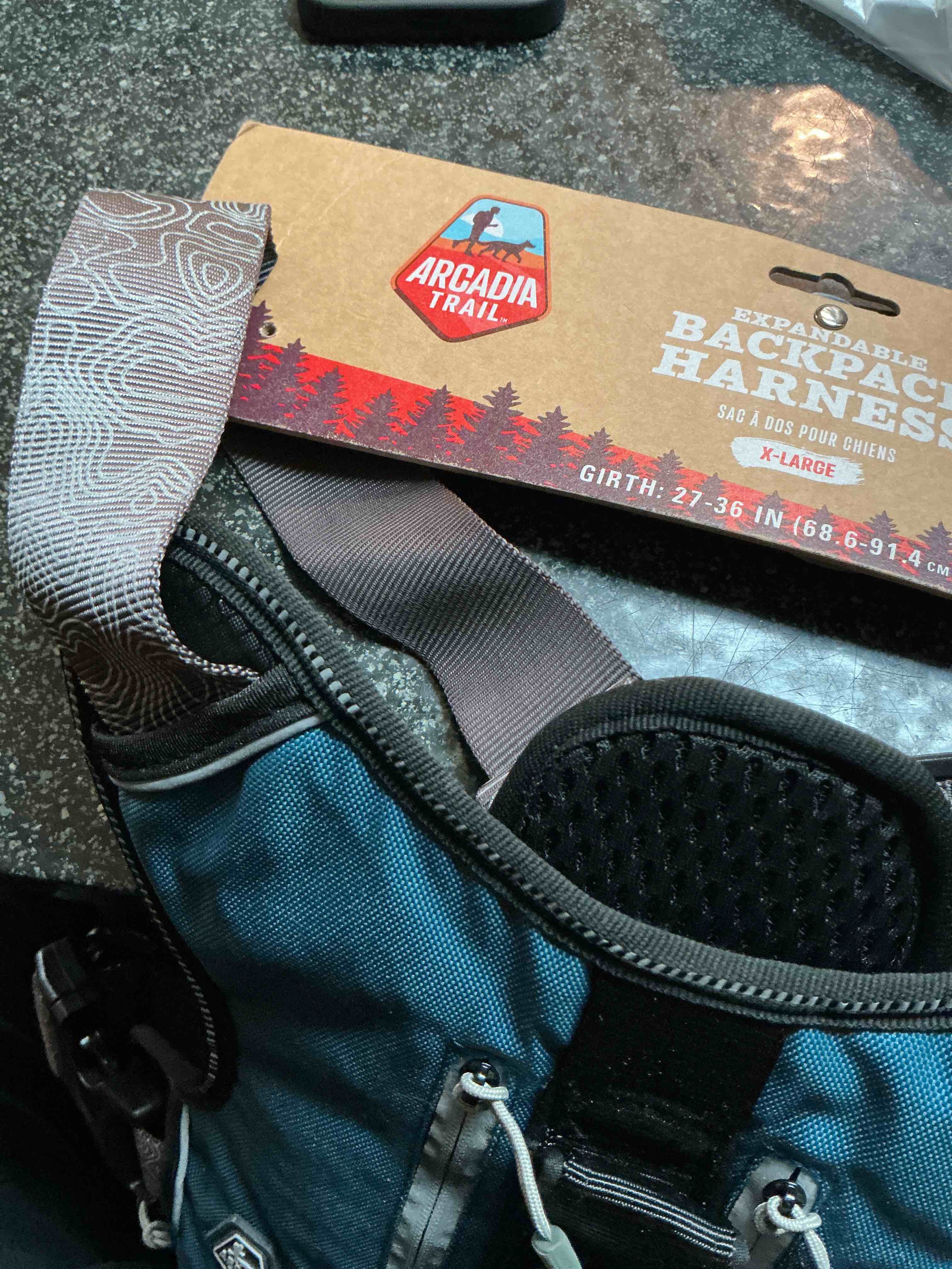 Arcadia Trail - Expandable Backpack Harness Size X - L 