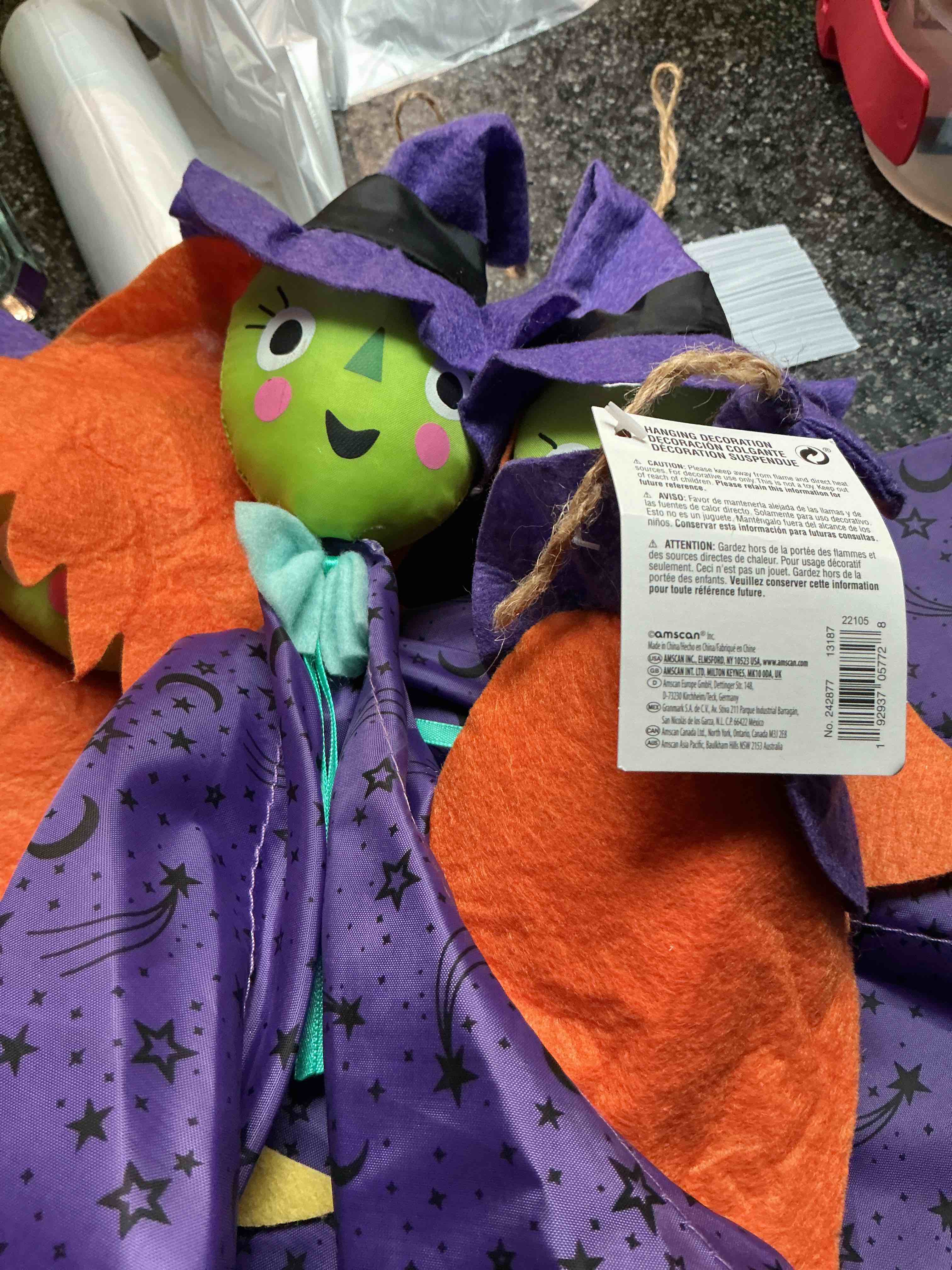 hanging - pose-able witches 