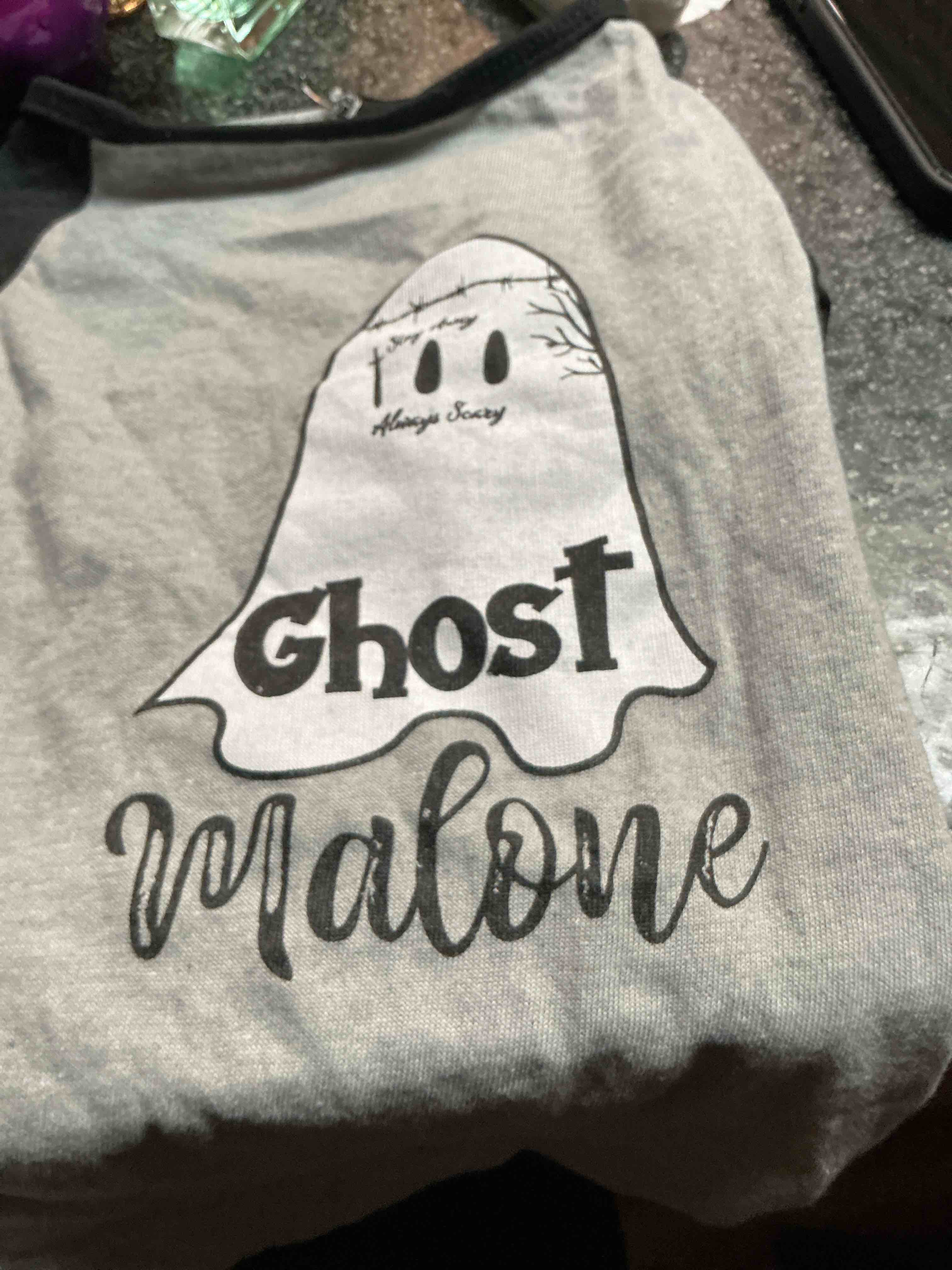Pet T-Shirt Ghost Size L 