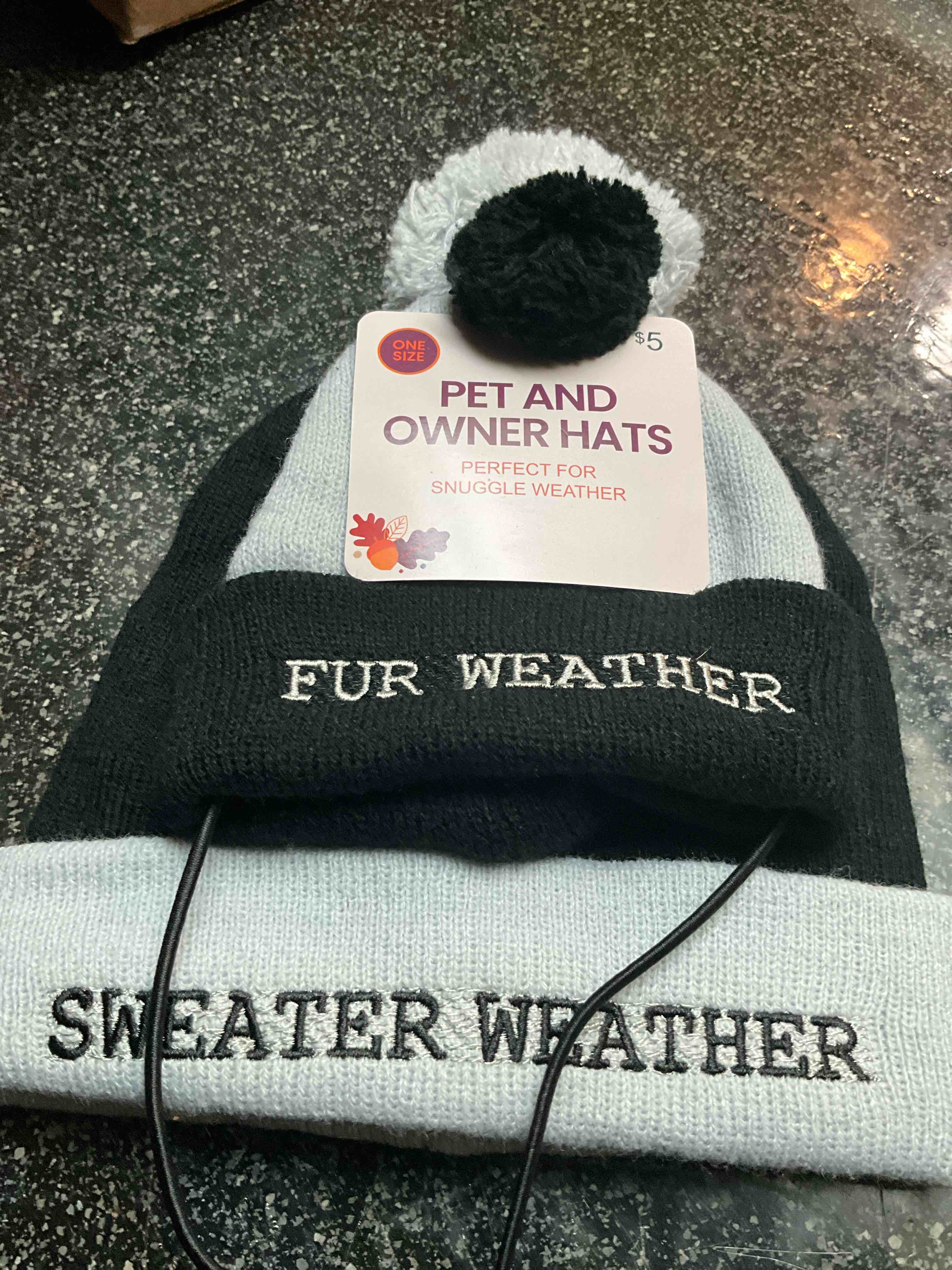 Pet & Owner Matching Hats - perfect for snuggle weather 