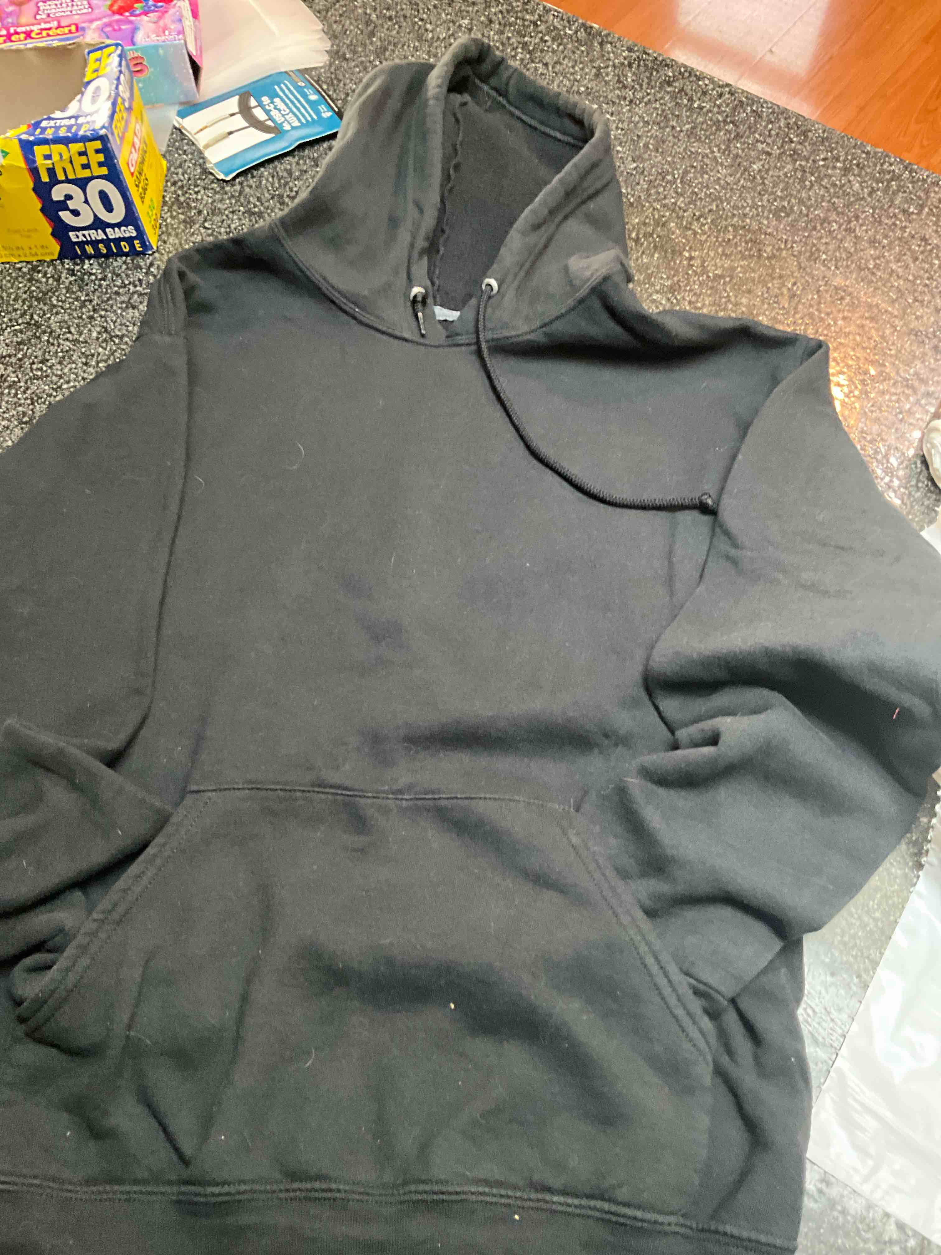 Black Hoodie - size - M