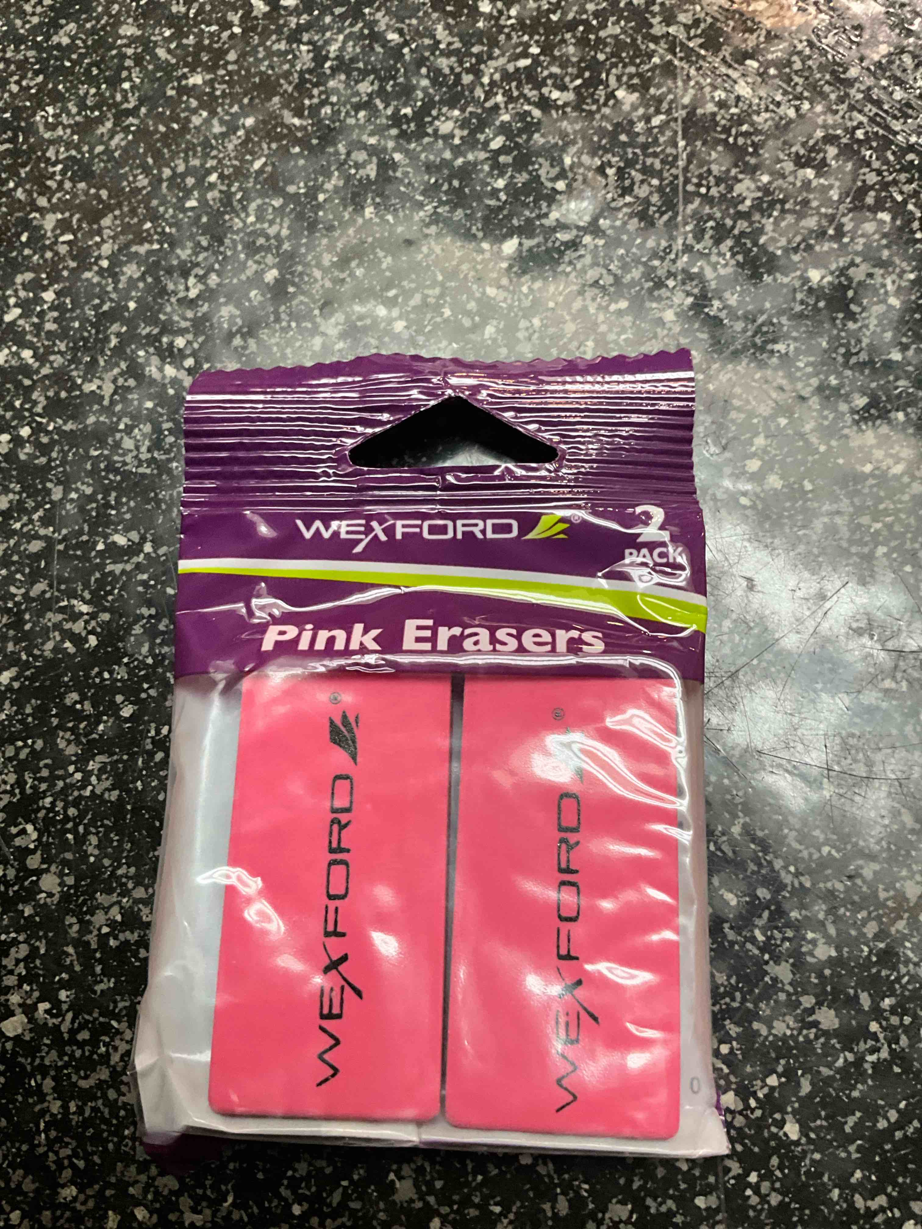 Wexford - 2 pack - Pink Erasers 