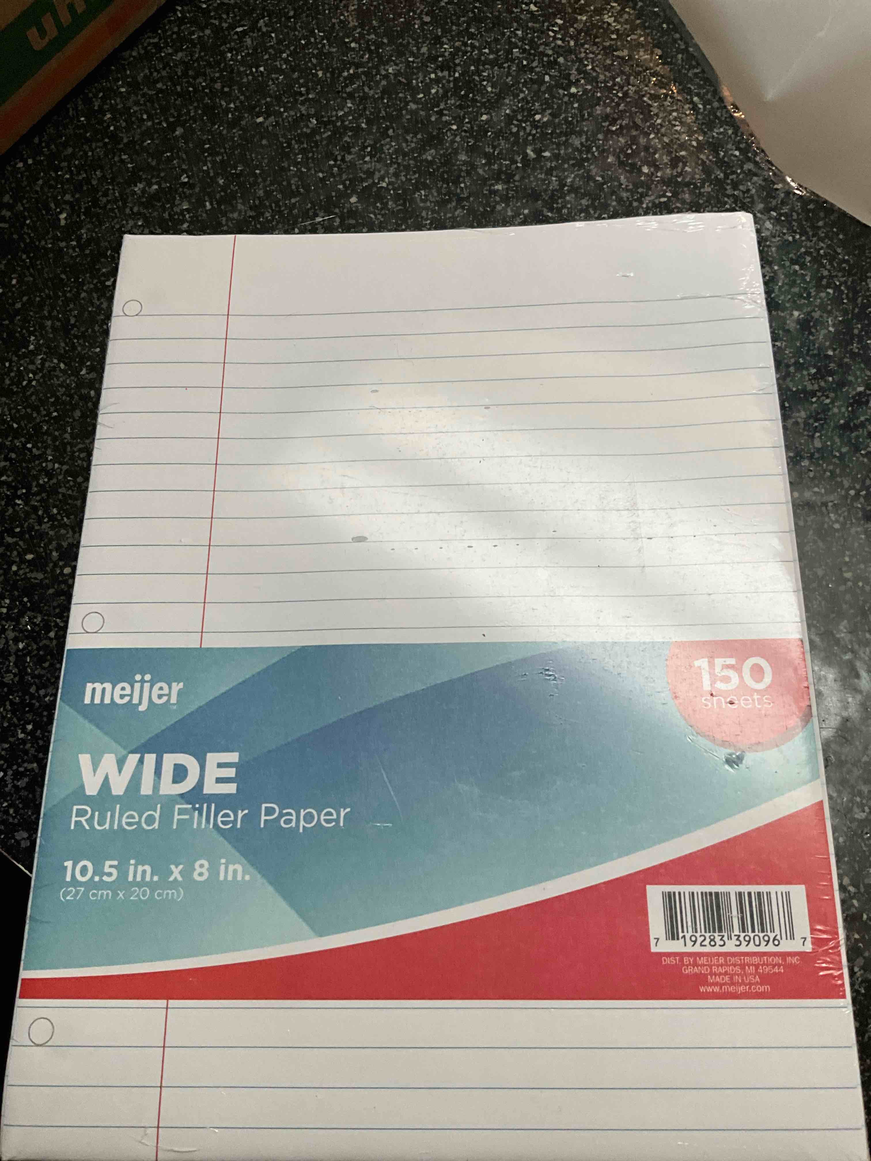 Wide Ruled Filler Paper - 150 Sheets 