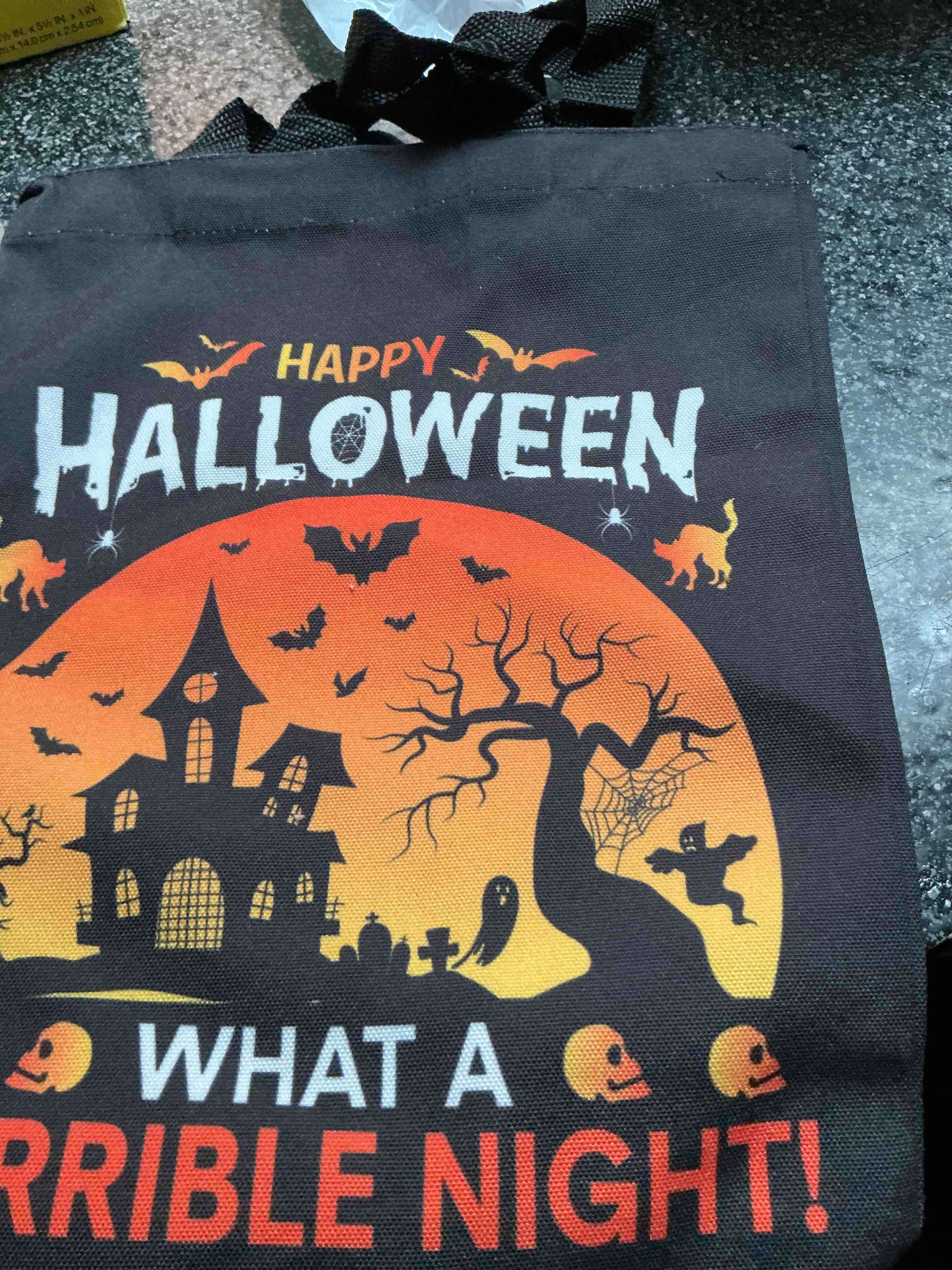 Happy Halloween Trick Or Treat Bag 