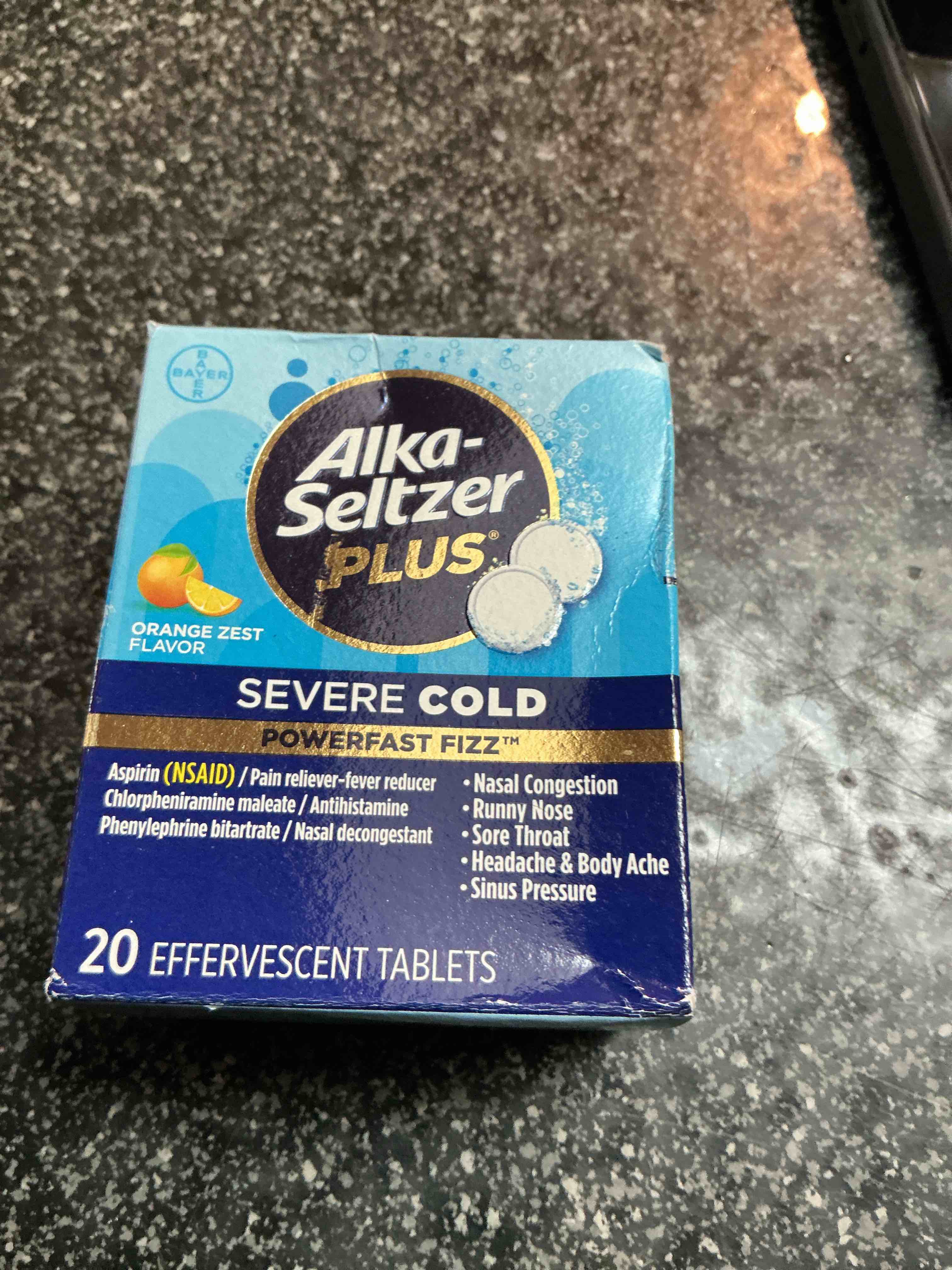 Alka-Seltzer Severe Cold 