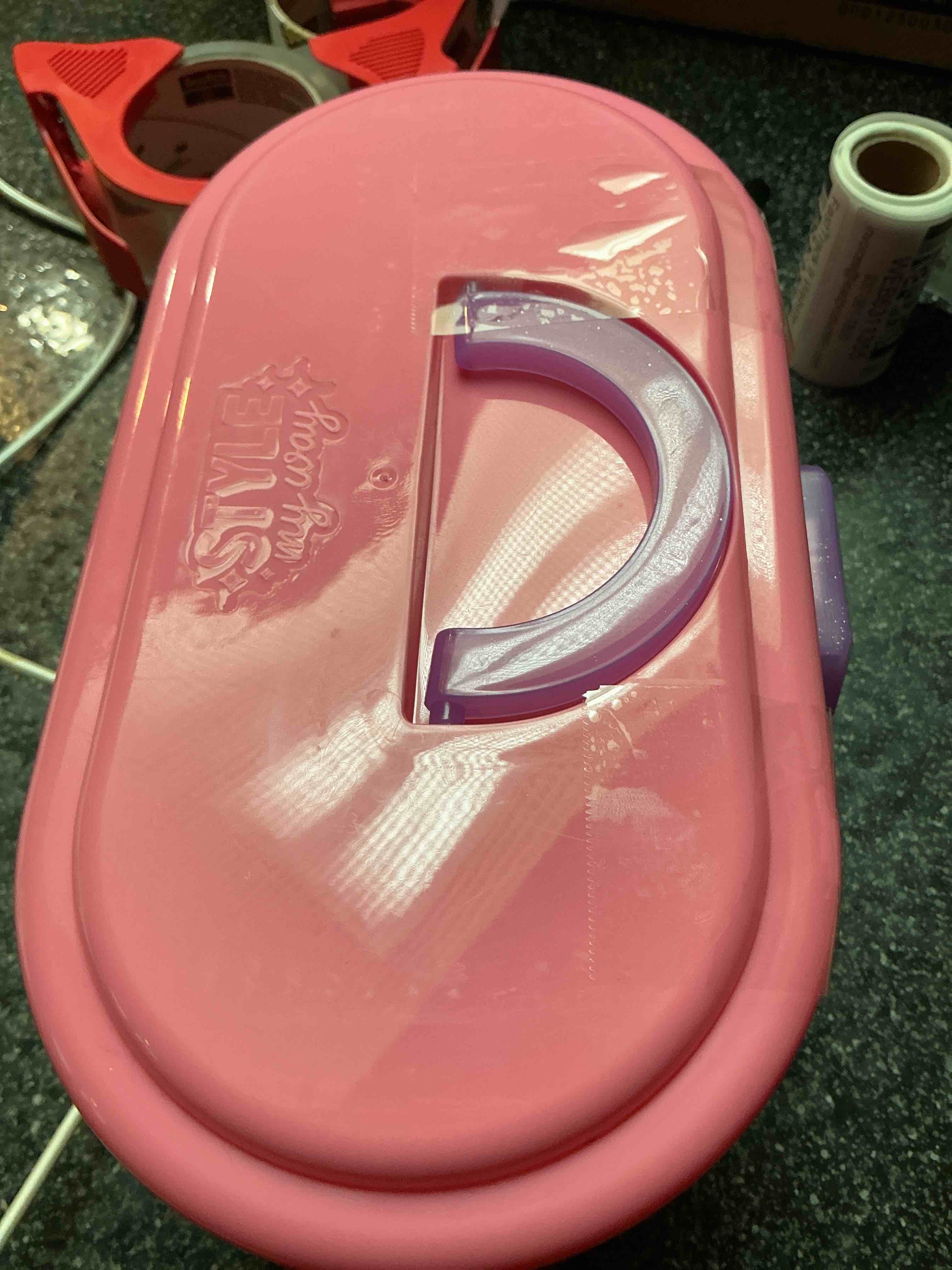 Pink Style My Way Bead Storage Box Contain Beads 