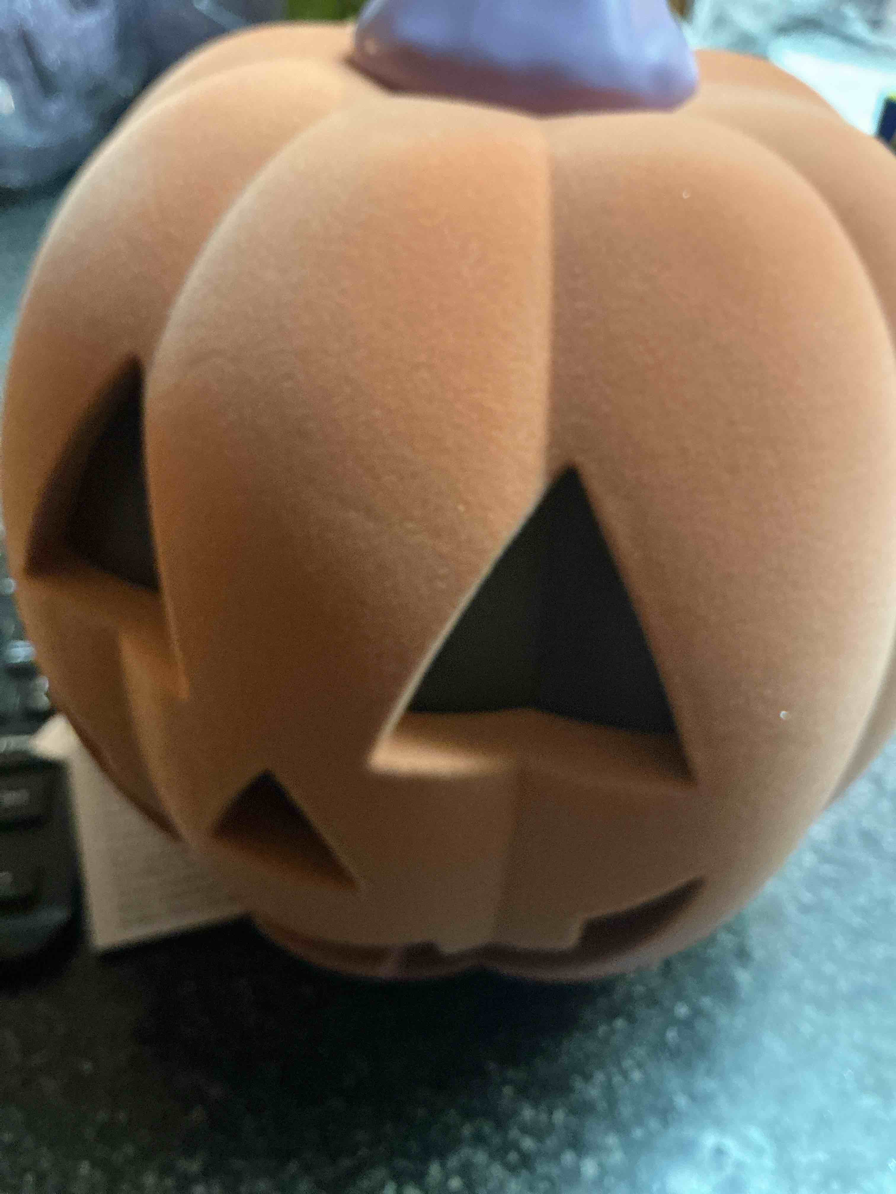Orange LED Light Up Pumpkin 