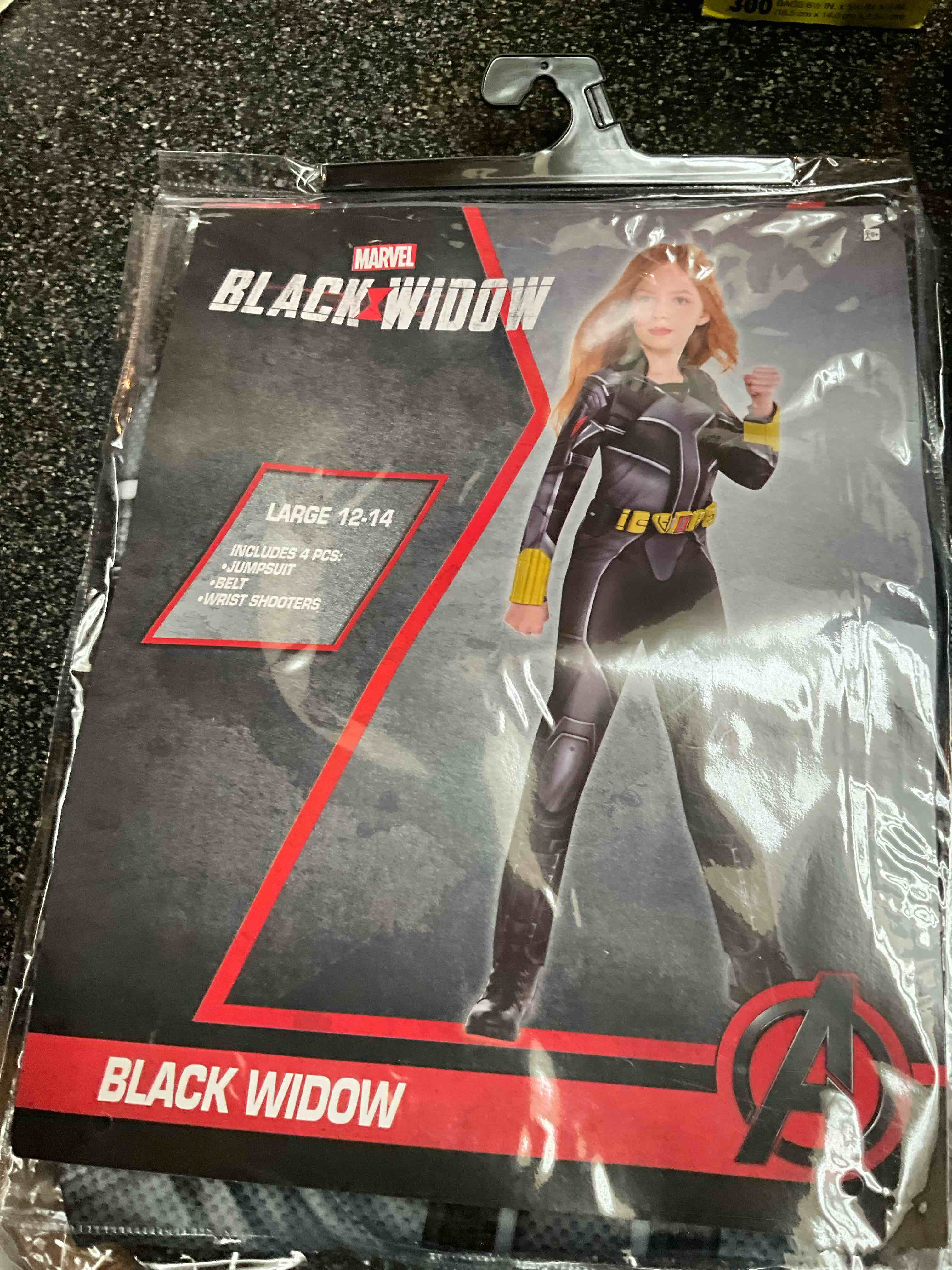 Marvel - Black Widow - Size -  Kids - Large - 12/14 