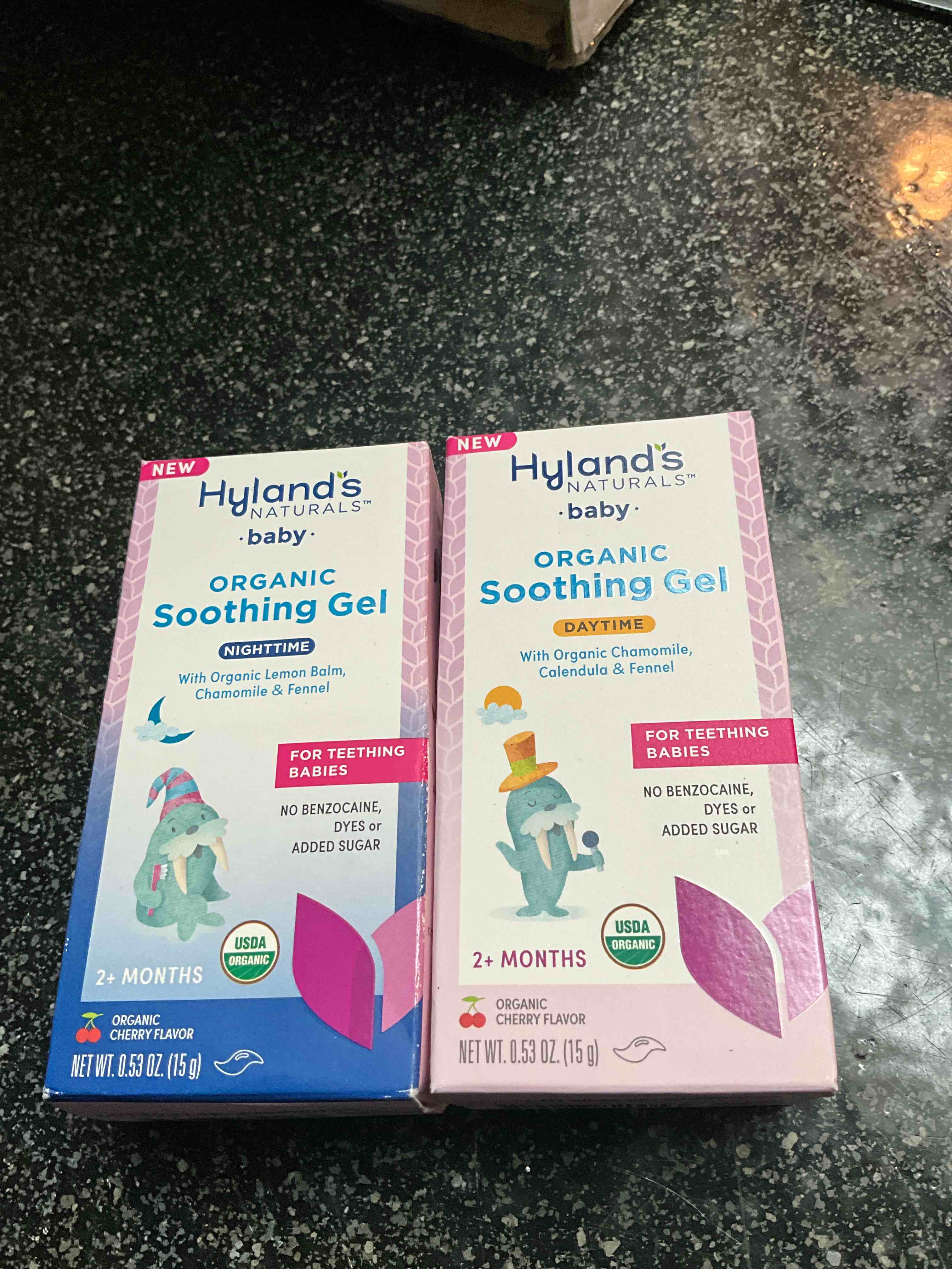 hyland’s - naturals - baby - organic soothing gel - day/night .53 oz 