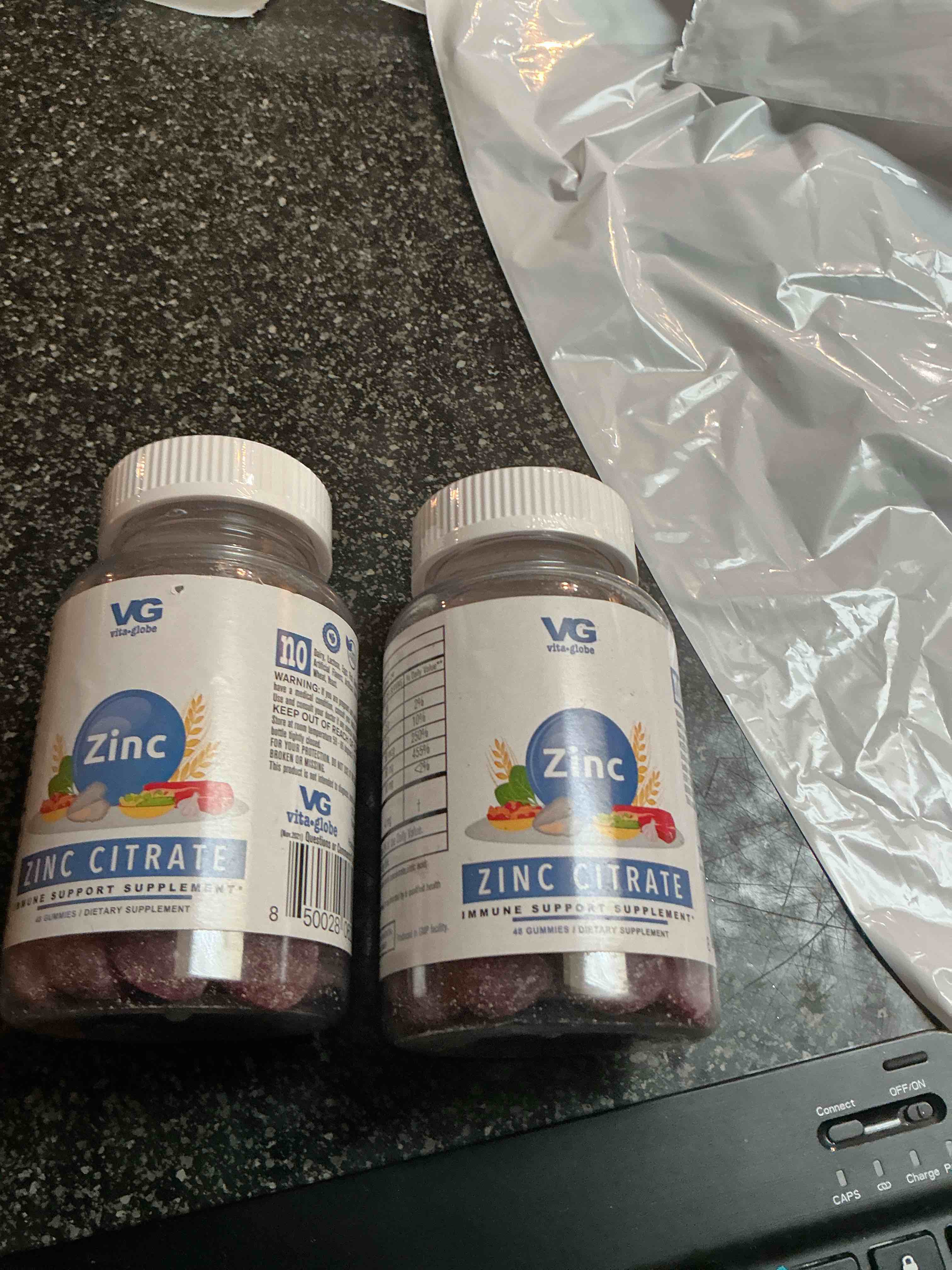 VG Zinc Citrate Immune Support Supplement  48 Gummies 