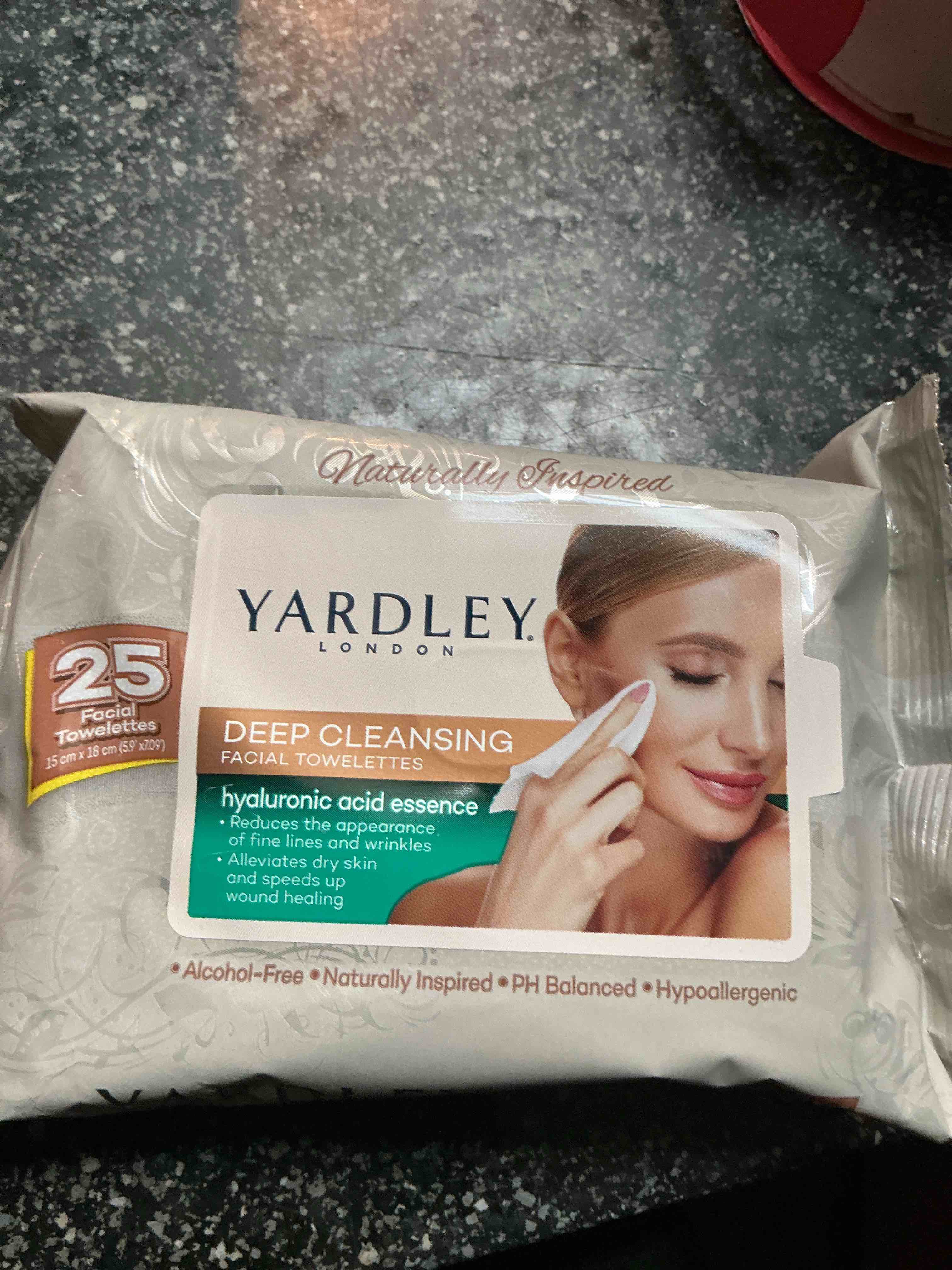 Yardley Deep Cleansing 25 Facial Towelettes 