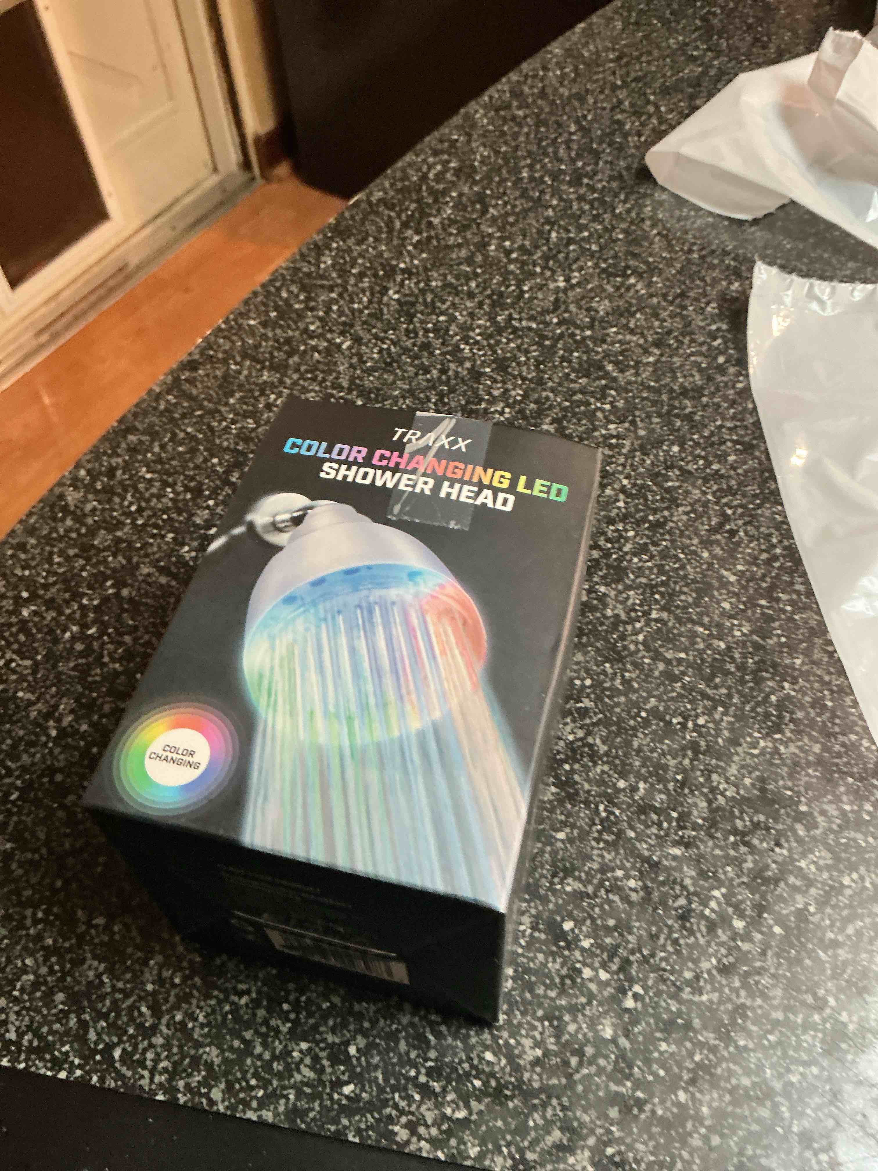 Traxx Color Changing LED Shower Head 