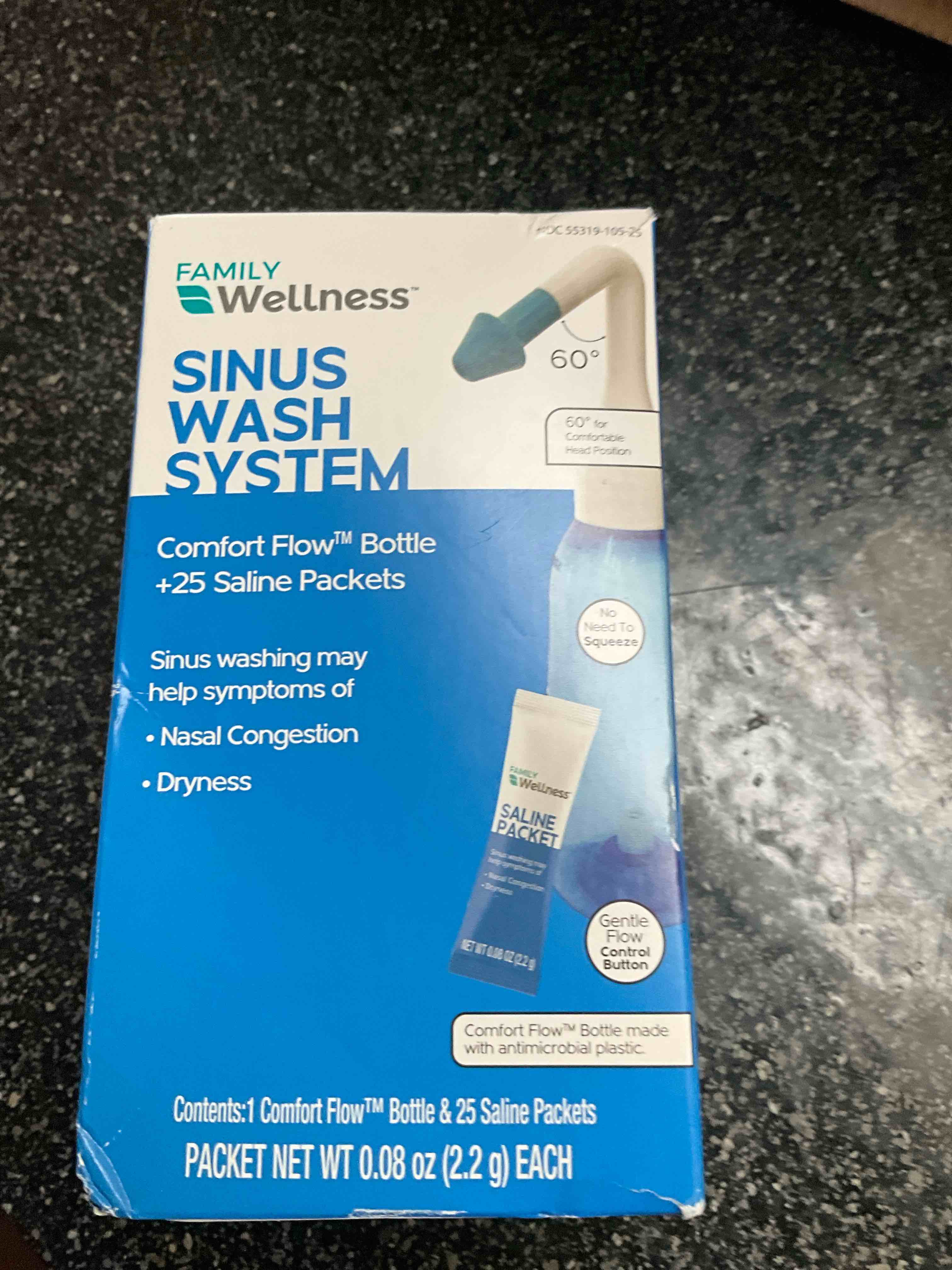 family wellness - sinus wash system - helps with congestion & dryness 