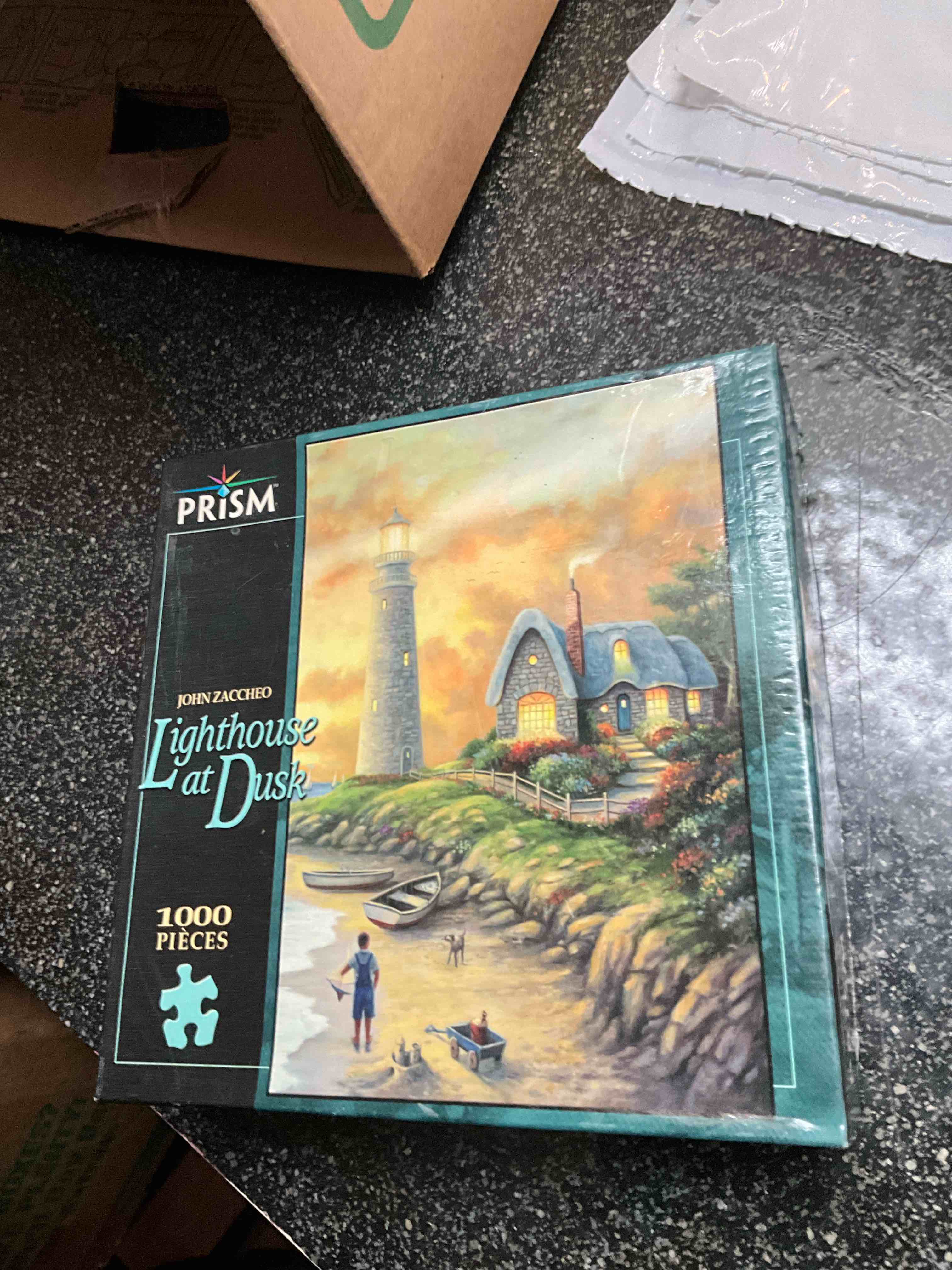 Prism - John Zaccheo - Lighthouse at Dusk - 1000 Pcs Puzzle