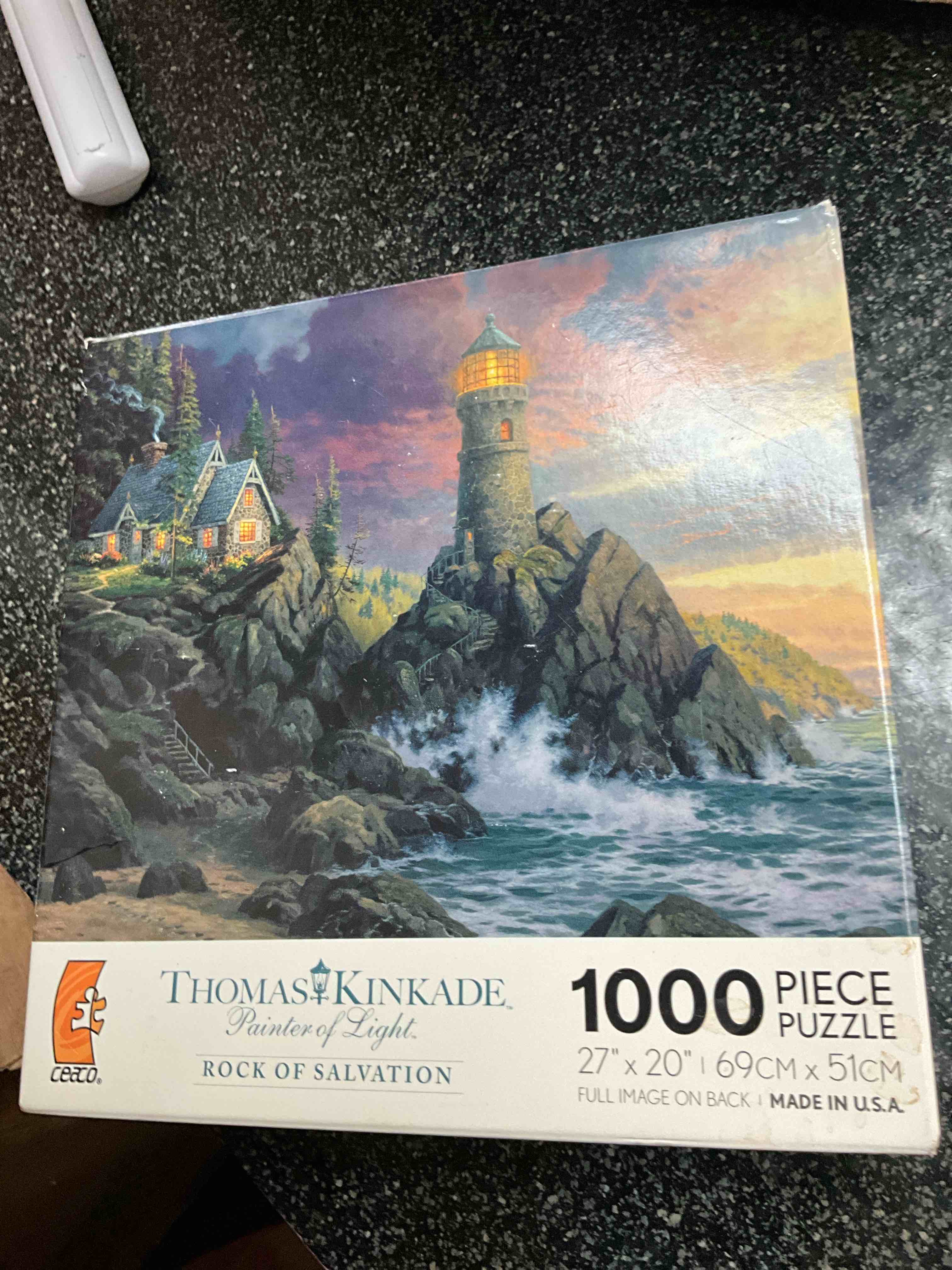 Thomas Kinkade - Printer of Light - Rock of Salvation - 27 x 20 1000 pcs