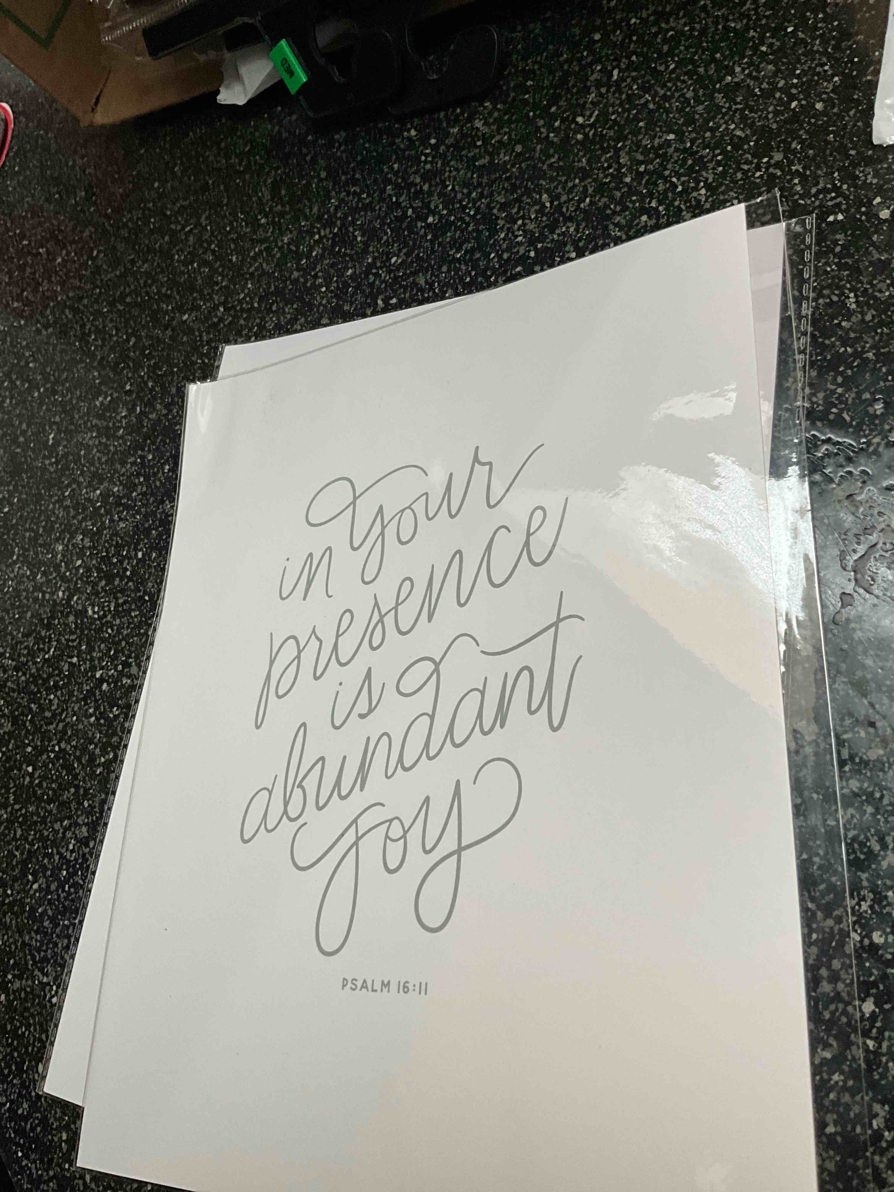 Bible Verses - Ready For Framing - 8.5 X 11