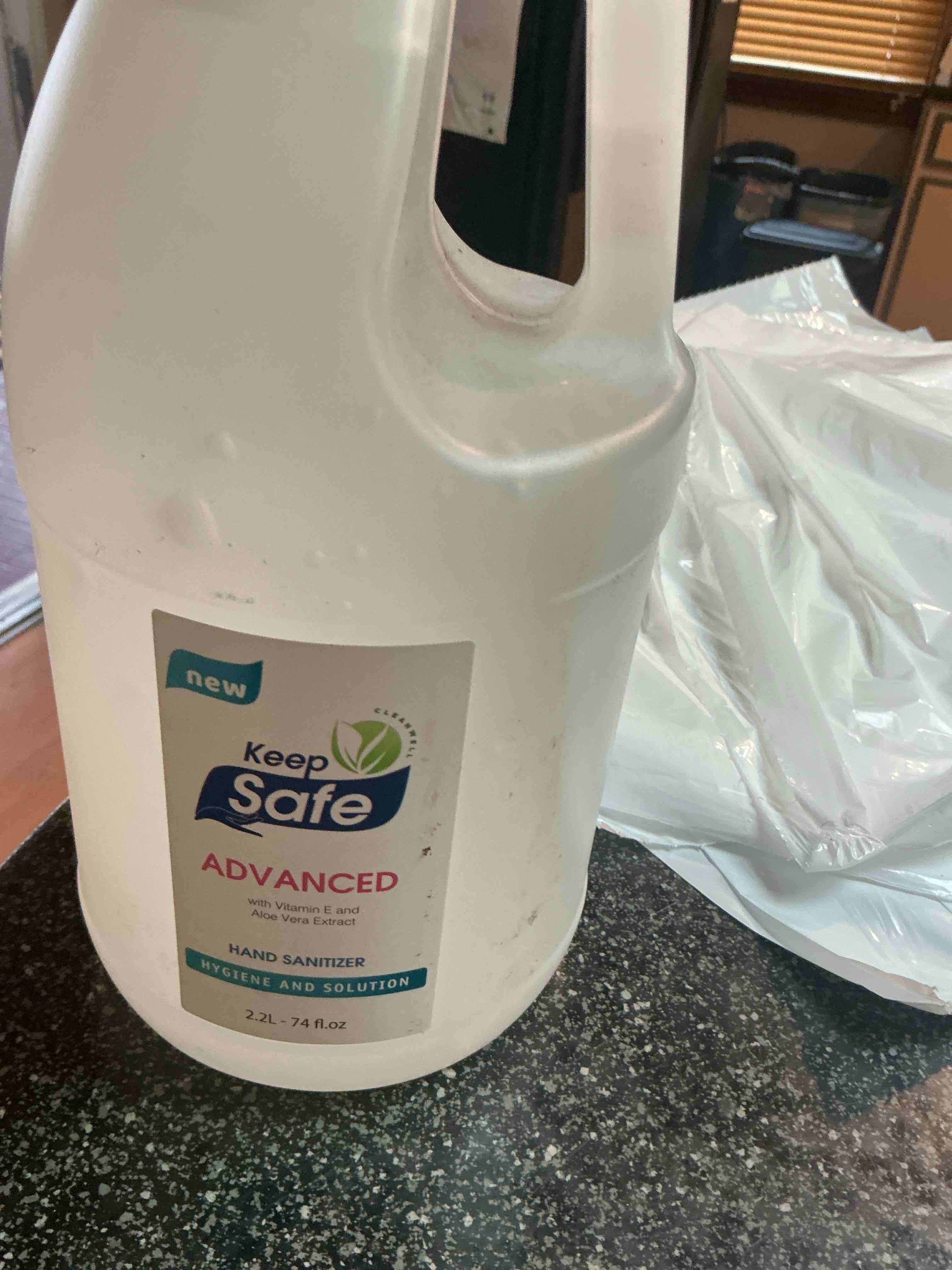 keep safe advanced hand sanitizer  .74 oz. 