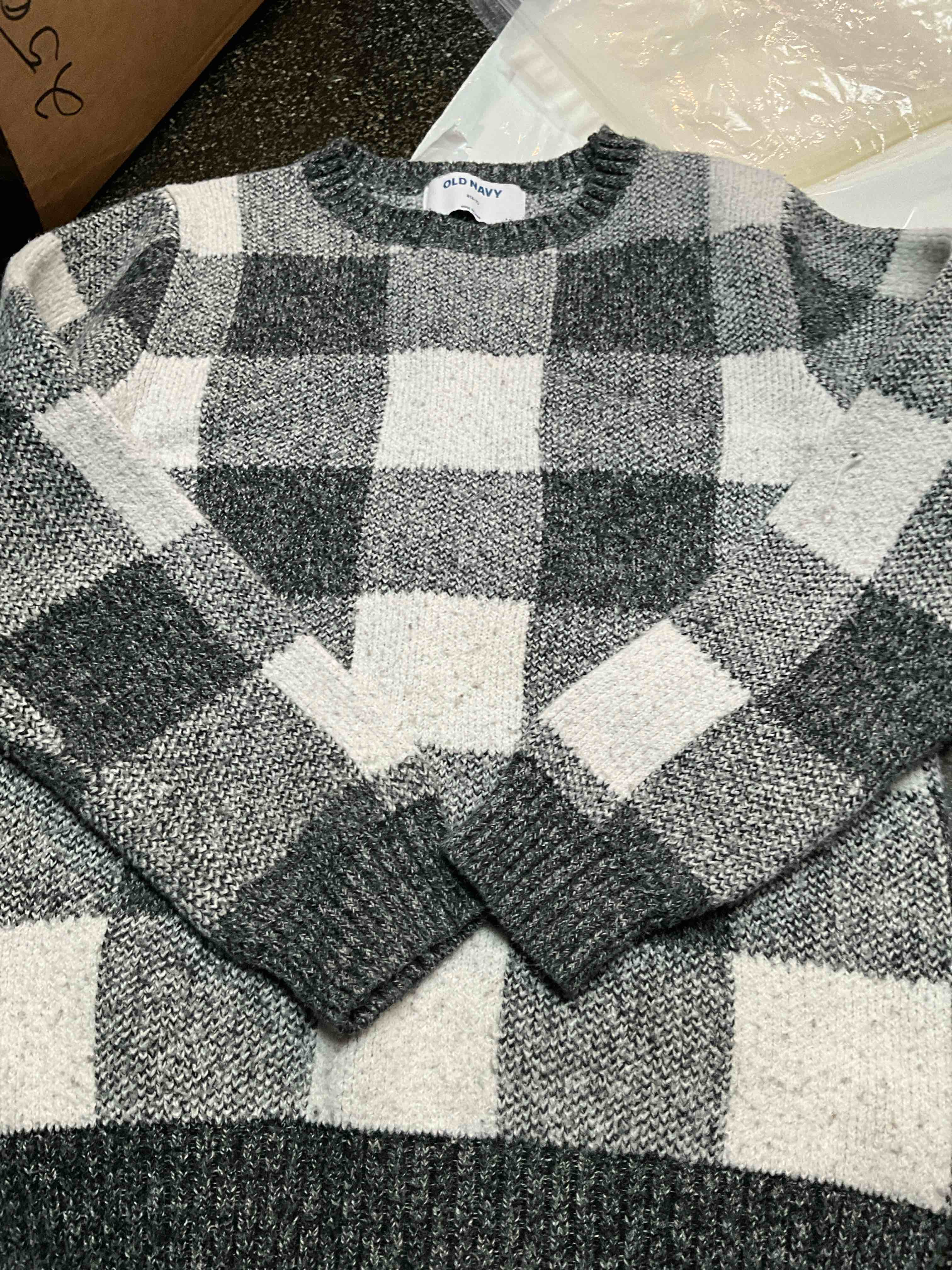 Old Navy - Black/White - Sweater - size - S 6/7