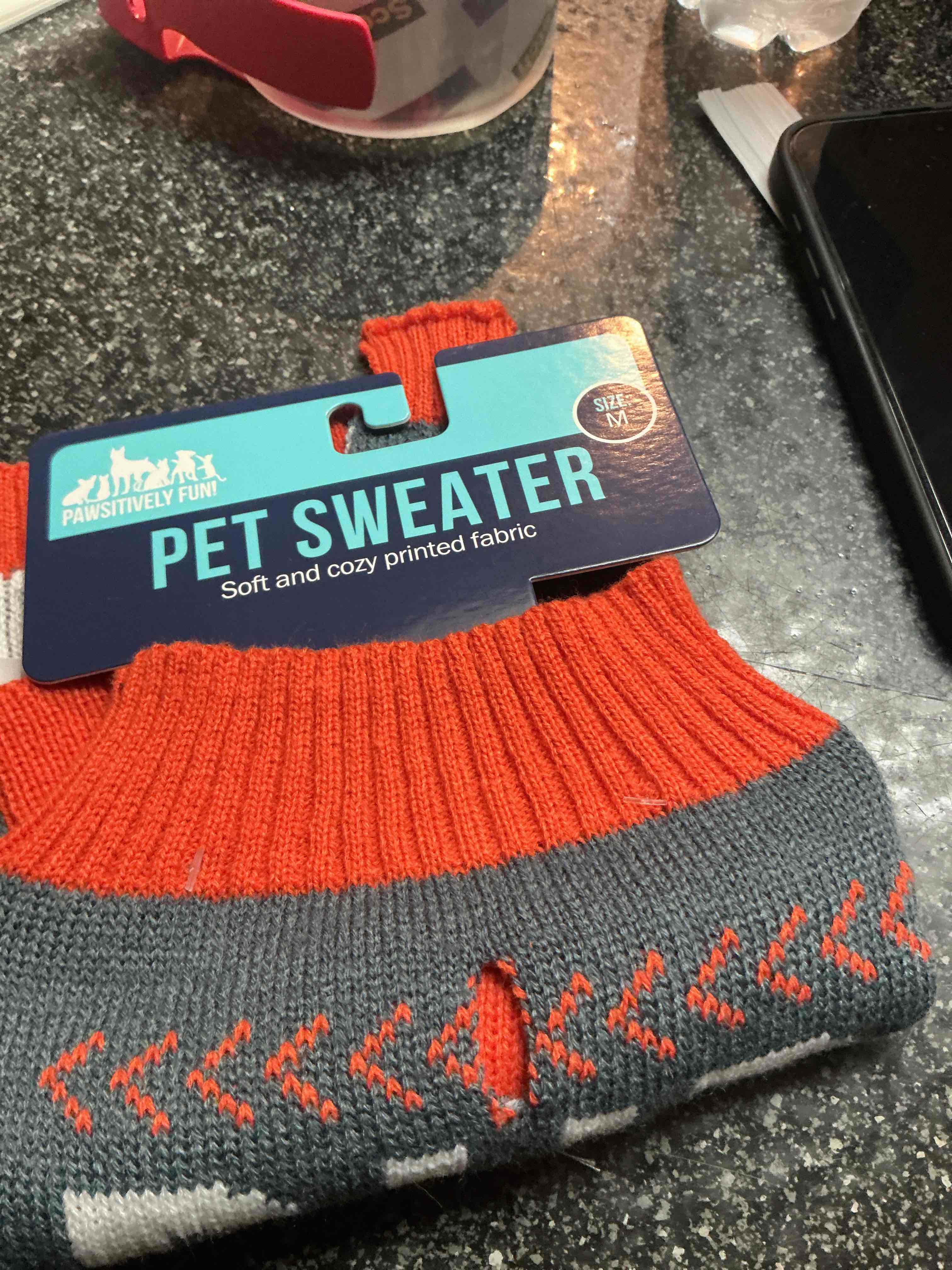 Pet Sweater Soft & Cozy Size M
