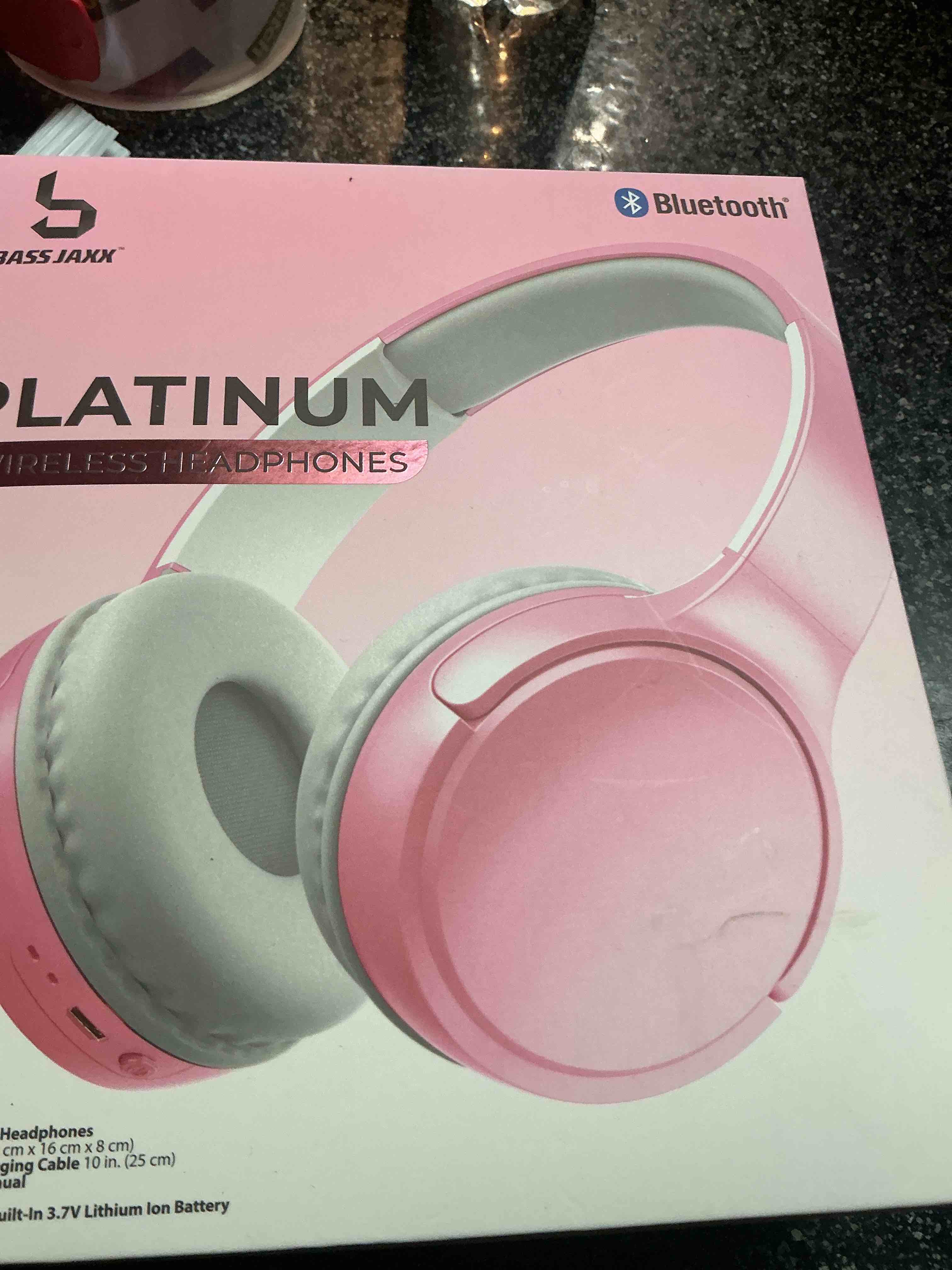 Bass Jaxx - Pink Bluetooth Platinum Wireless Headphones
