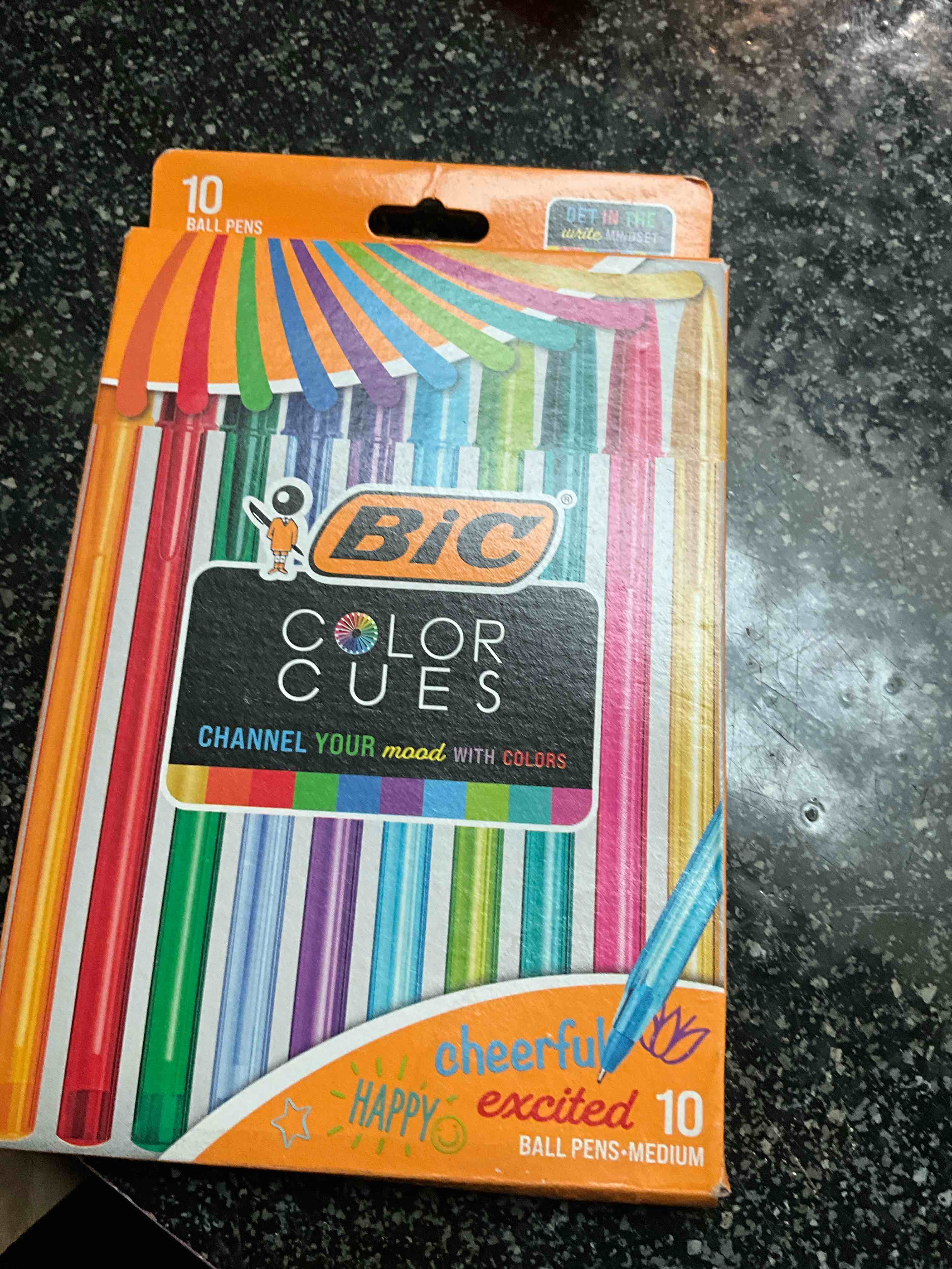 BIC - Color Cues - 10 Colored Pens
