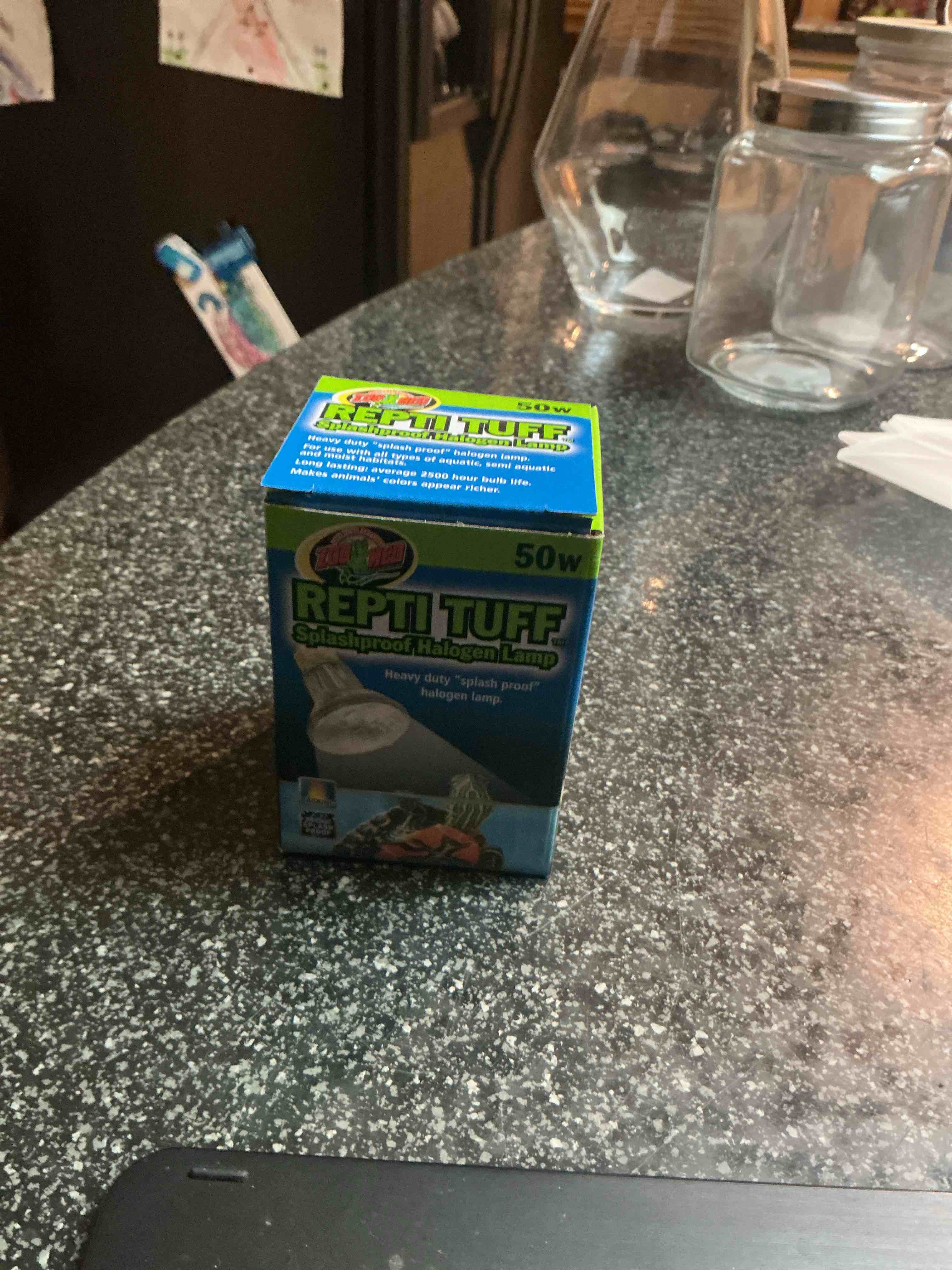 Reptile Tuff Splashproof Halogen Lamp 50 W.
