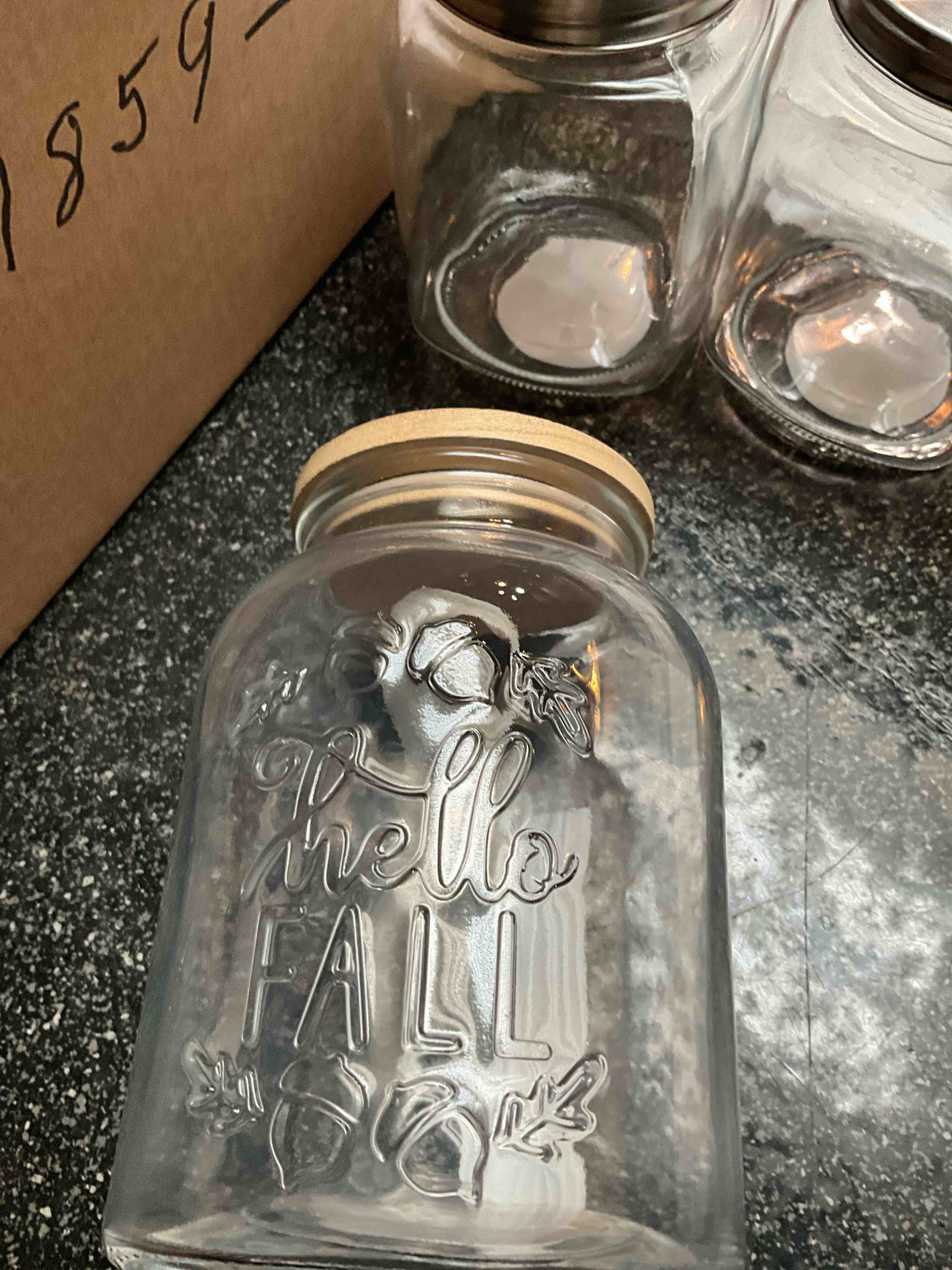 40 oz - Glass Canister with Lid