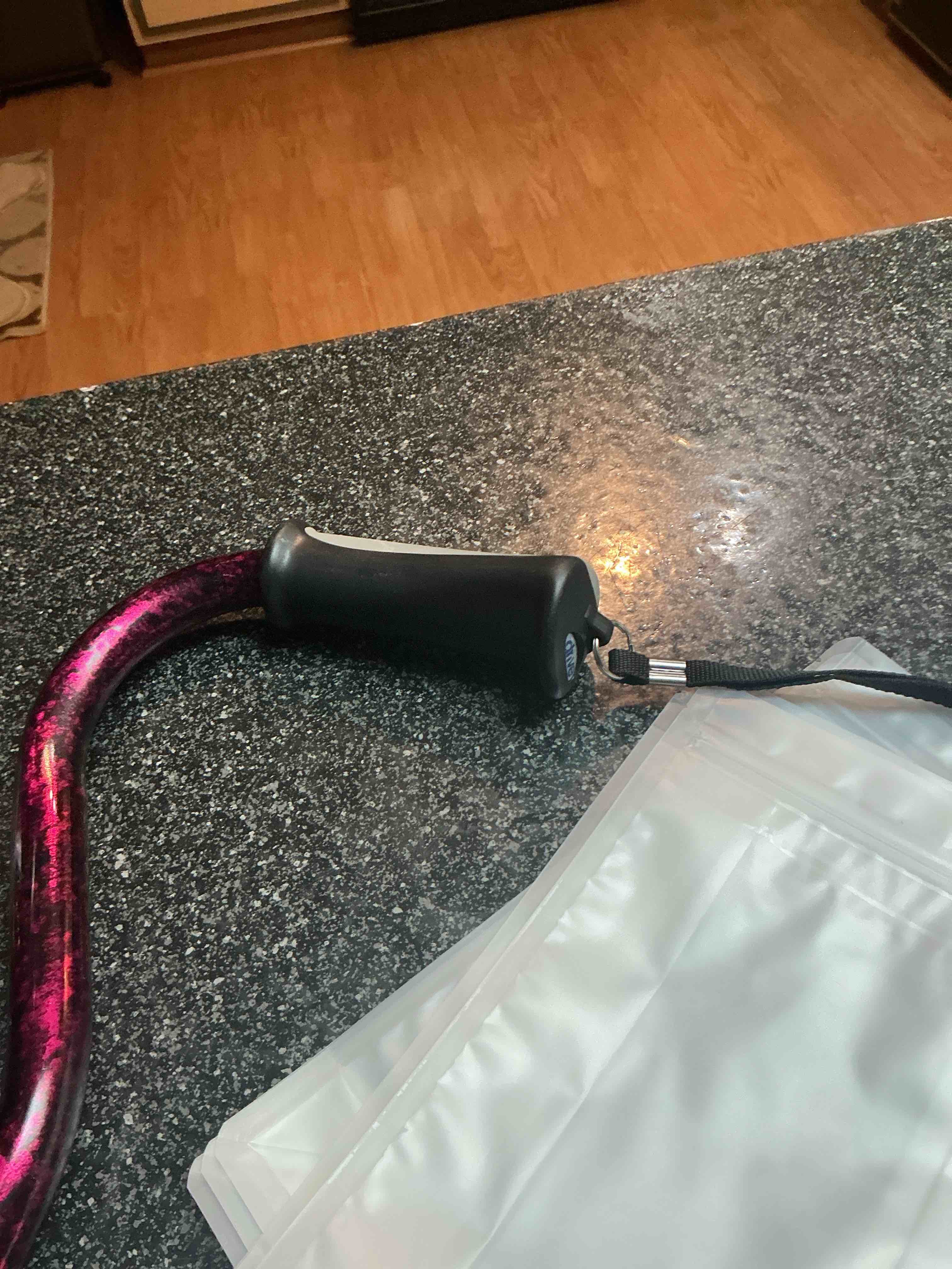 Adj. Length Marbled Colored Walking Cane