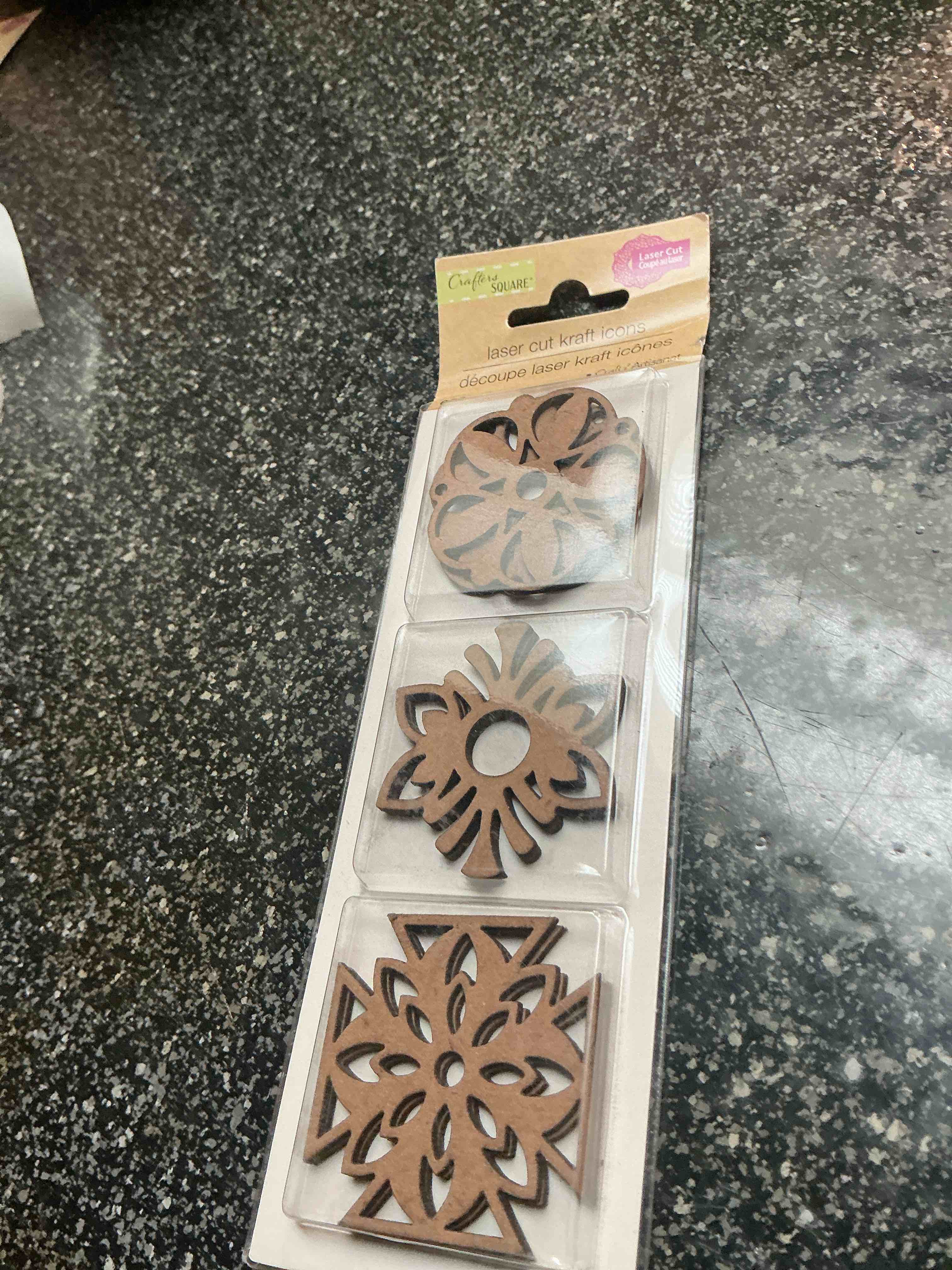 Crafters Square - Laser Cut Kraft Icons - 6 pcs 