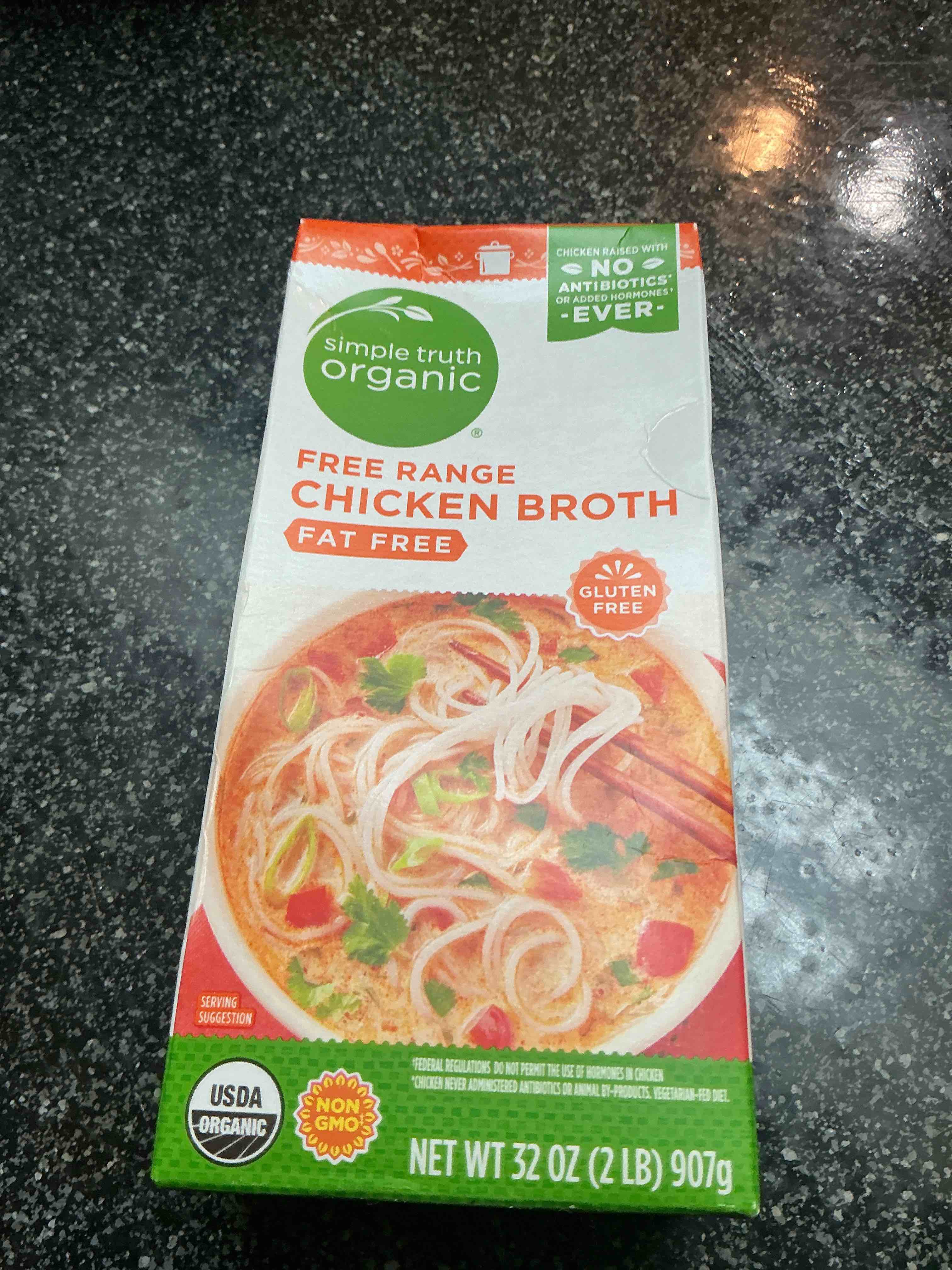 Simple Truth Organic - Free Range Chicken Broth - 32 oz 