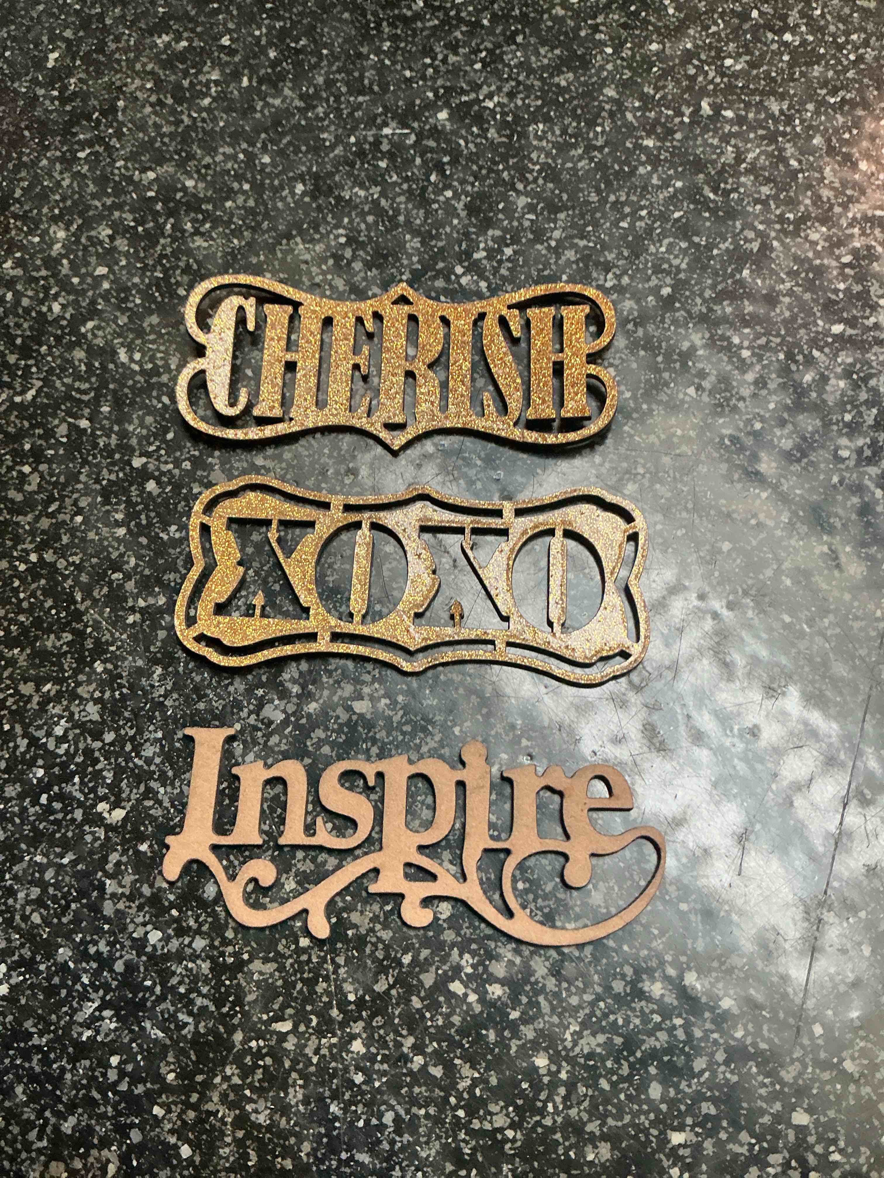 Crafters Square - Laser Cut Kraft Icons - 3 pcs 