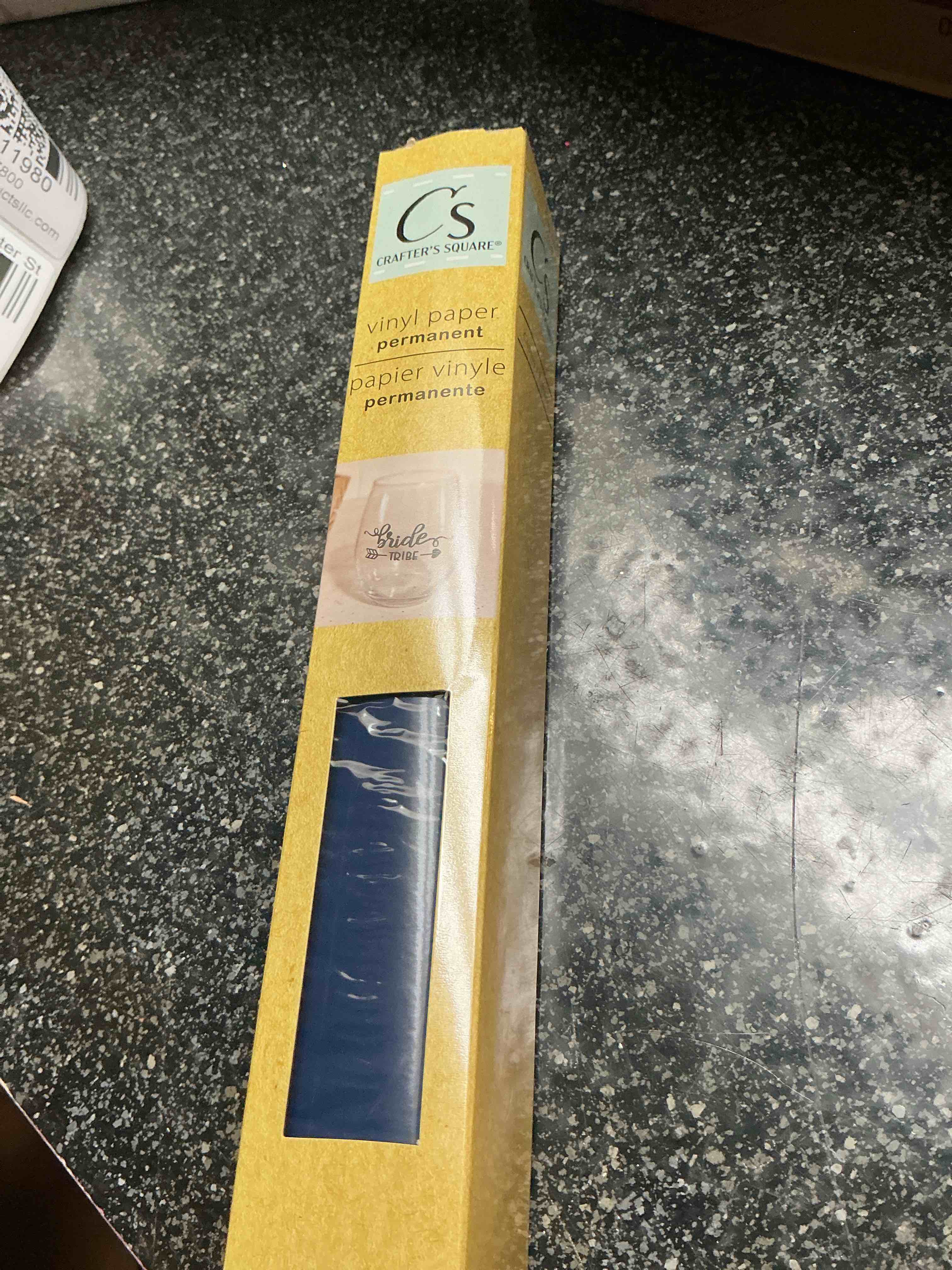 Crafters Square - Vinyl Paper - Permanent Paper - 12” x 48”  