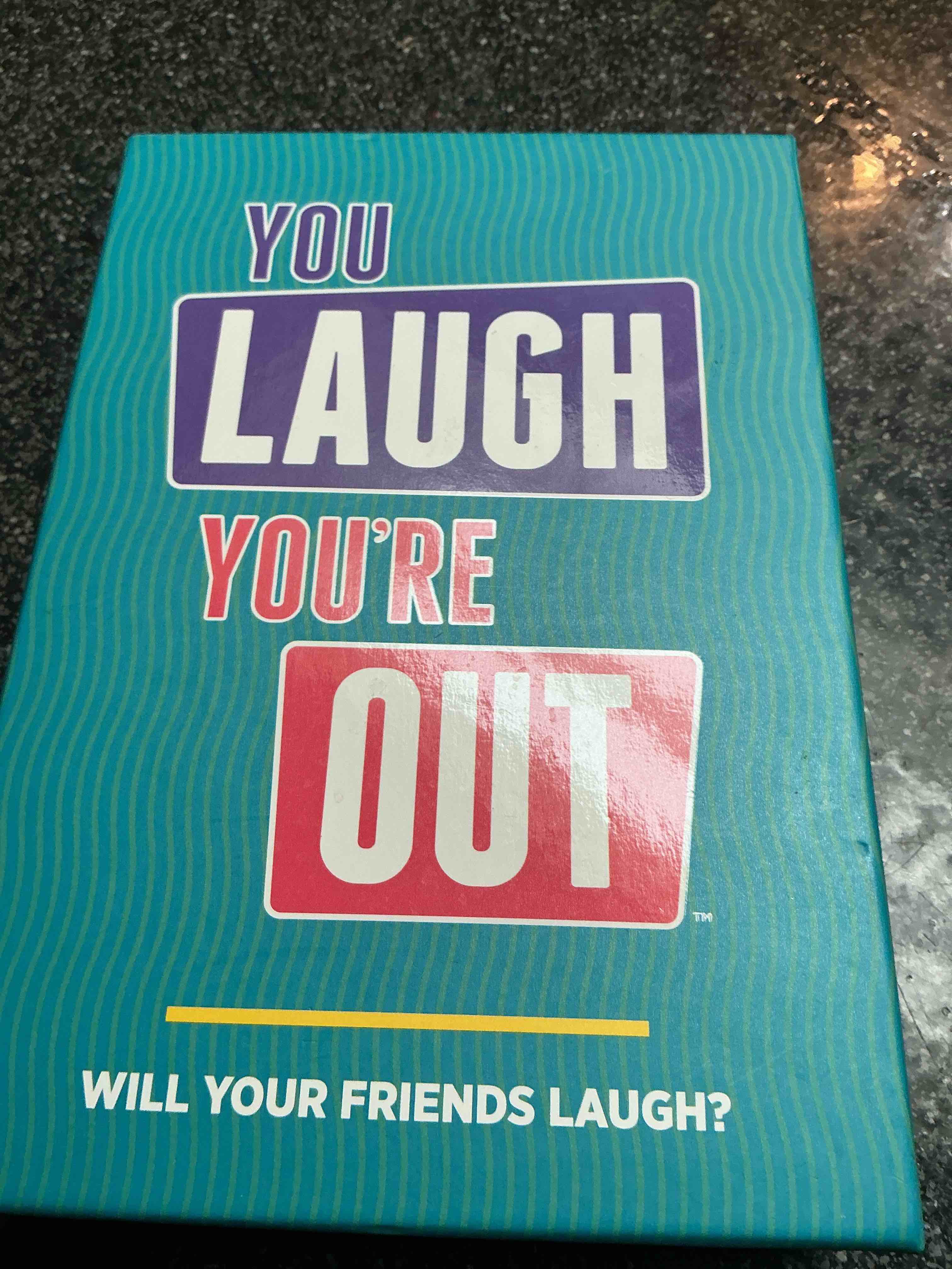 DSS Games You Laugh You're Out - The Official Family Game Where If You Laugh, You Lose. Great for Big Groups & Kids