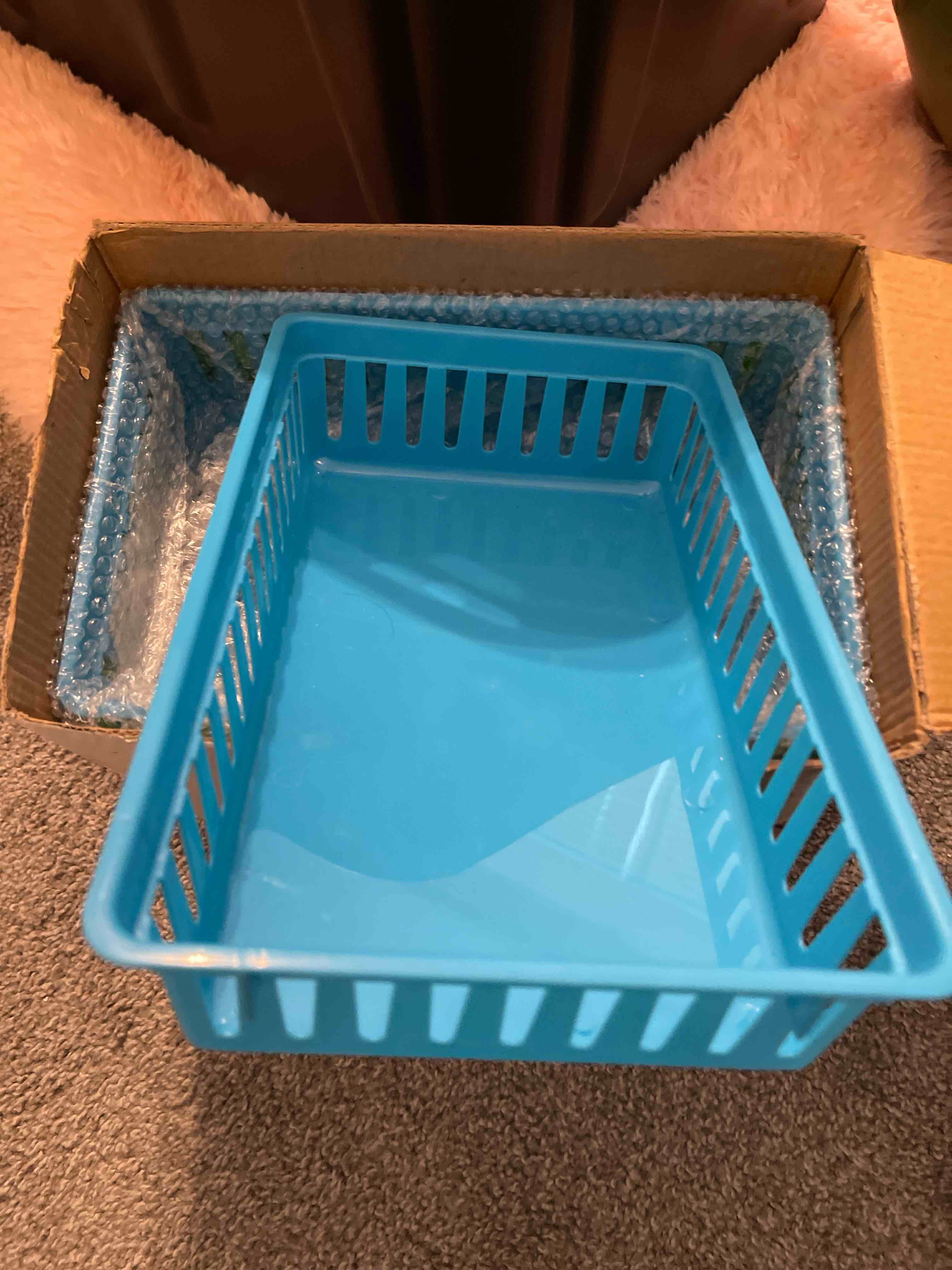 Bright Creations 8 pack Plastic Storage Baskets