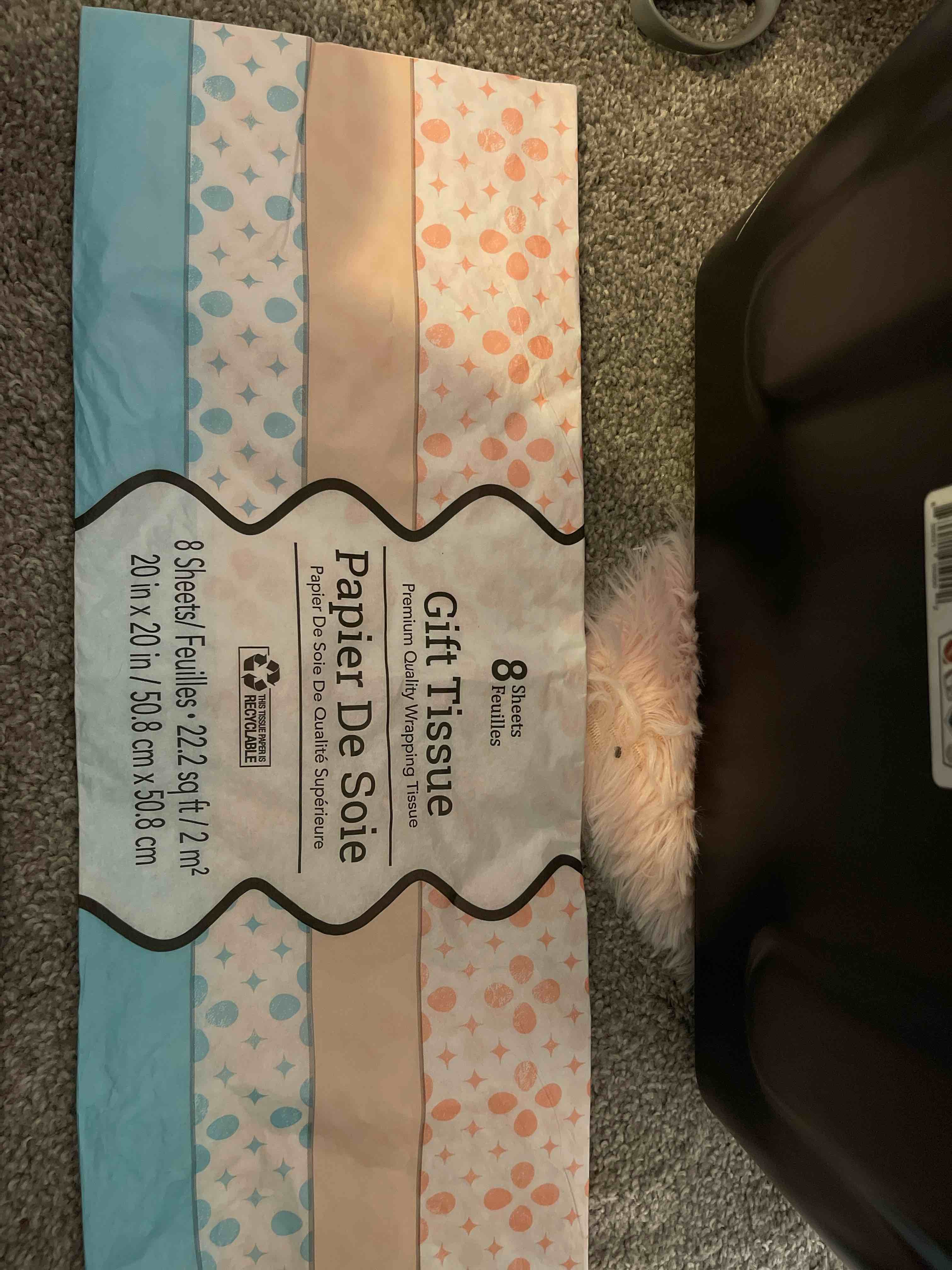 Pink And Blue Star Tissue Paper